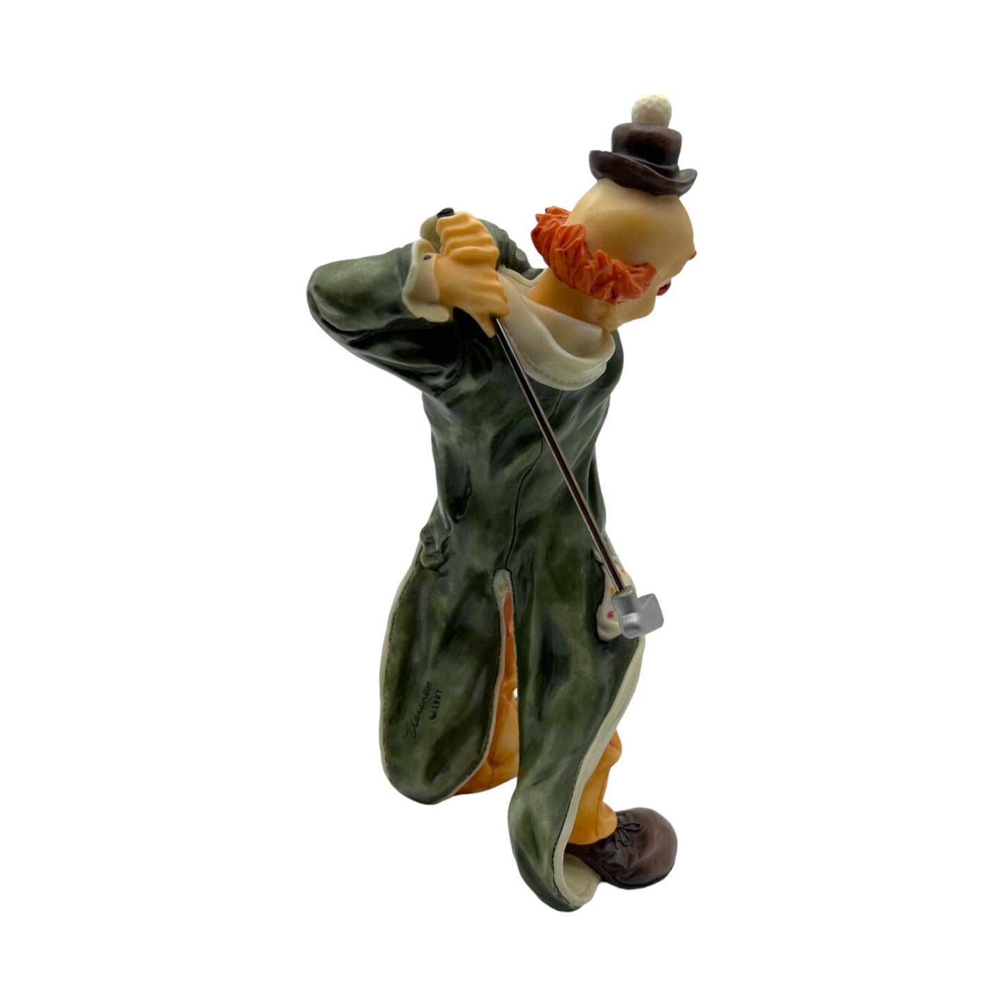 Summit Collection - Golfing Clown Swinging a Putter Figurine - 10"