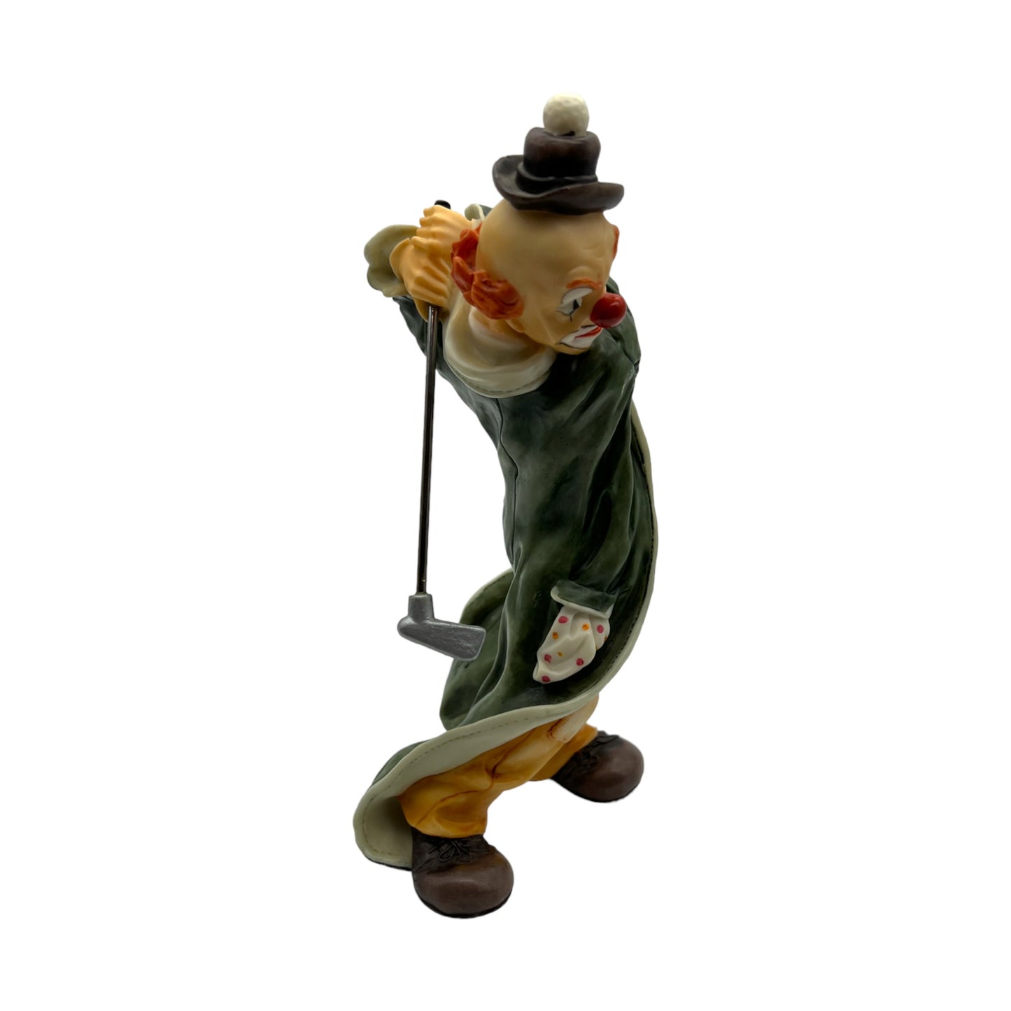 Summit Collection - Golfing Clown Swinging a Putter Figurine - 10"