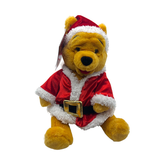 Disney Store - Holiday Pooh - Vintage - With Tag - 12"