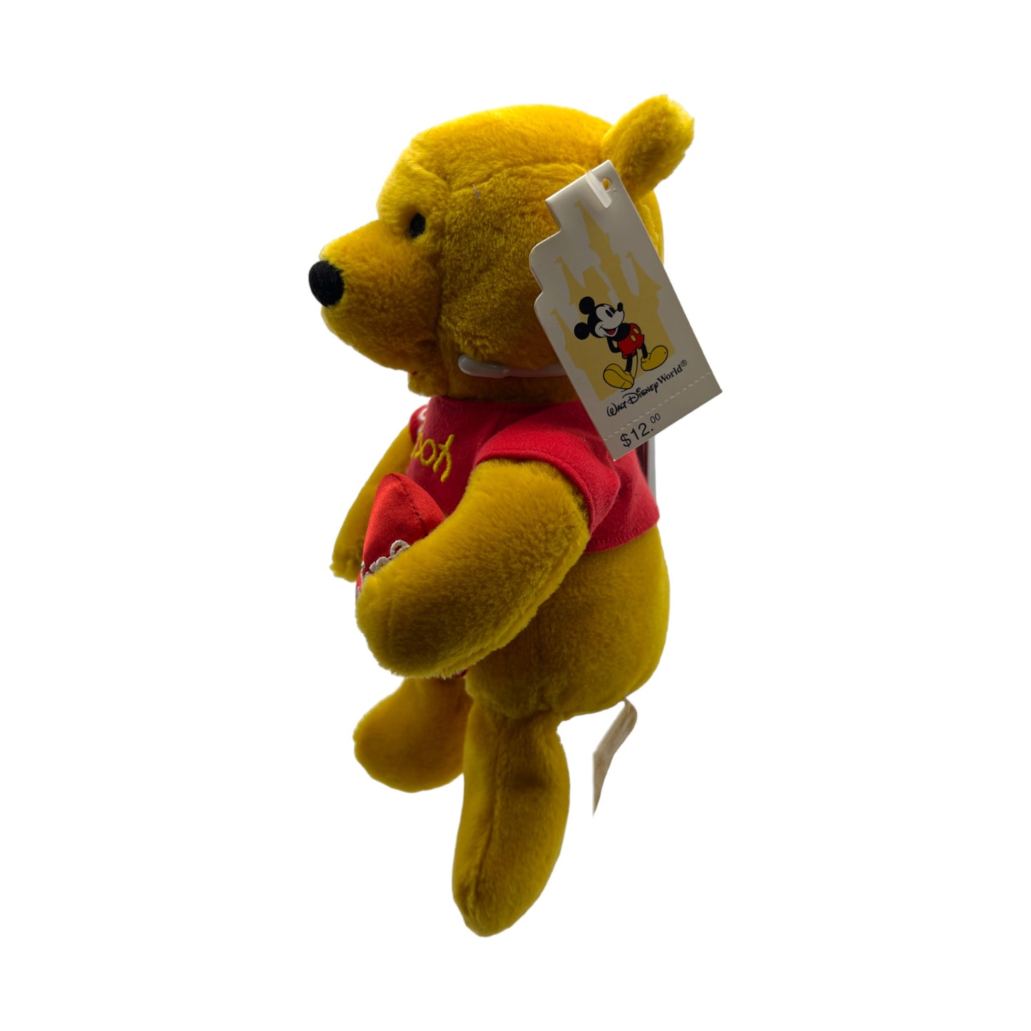 Walt Disney World - Valentine Pooh Bean Bag - Vintage - 1999 - 9"