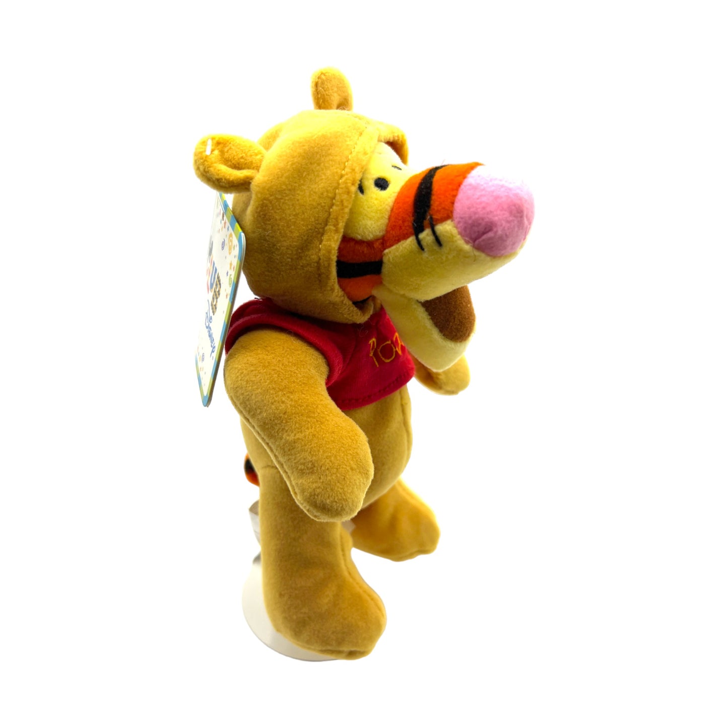 Club Disney - Tigger As Pooh Mini Bean Bag - With Tag - 8"