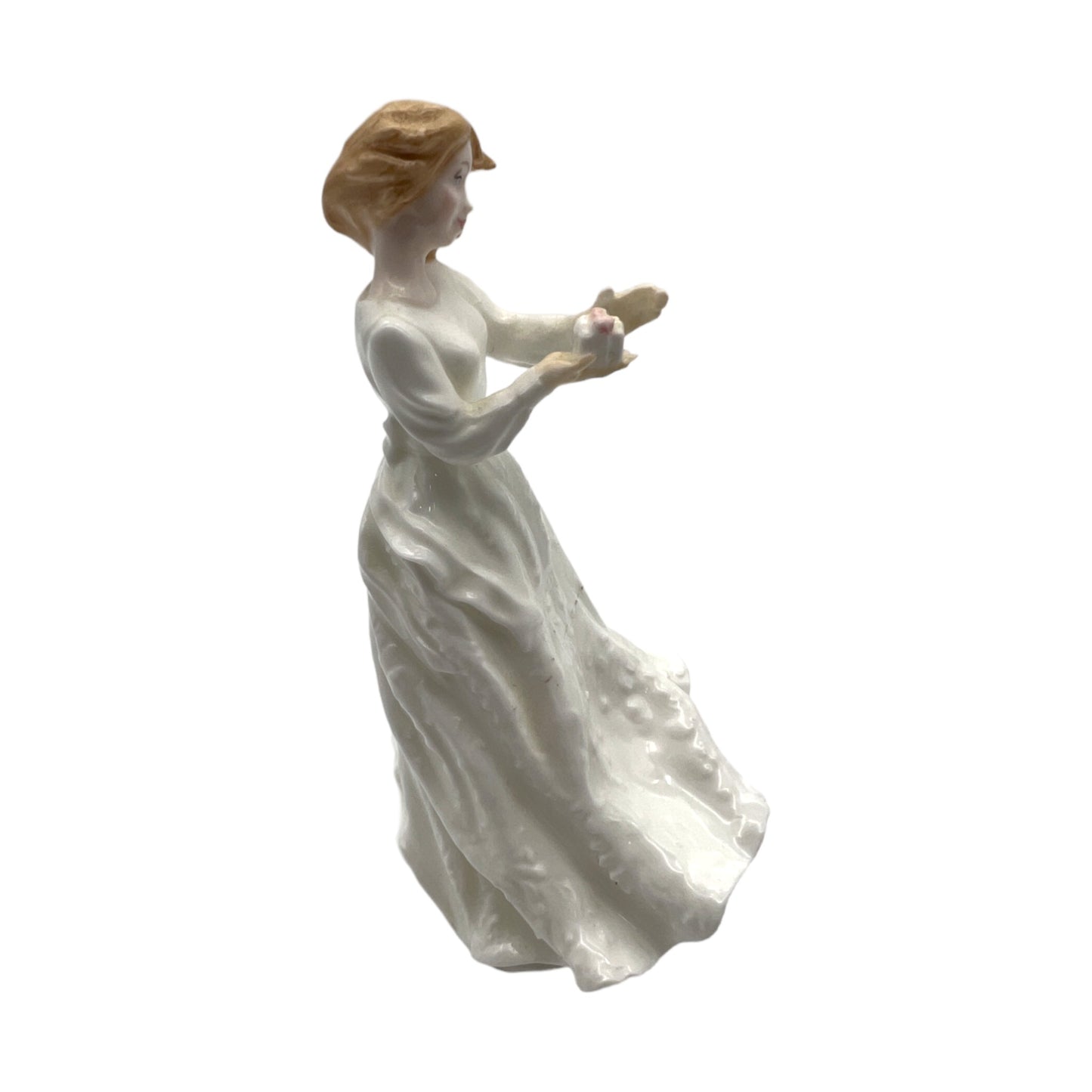 Royal Doulton Bone China - Sentiments - Thank You Figurine - 6"
