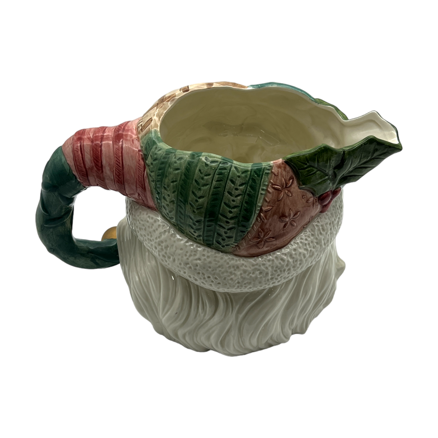 Fitz & Floyd - Santa Claus Pitcher - 1992 - 8"