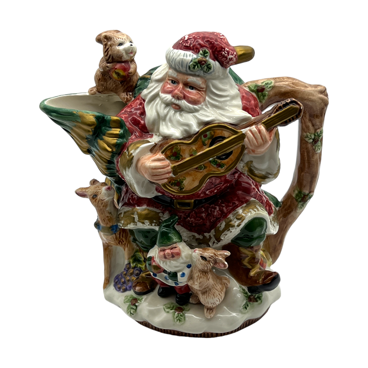 Santa Claus Pitcher -Christmas - 8"