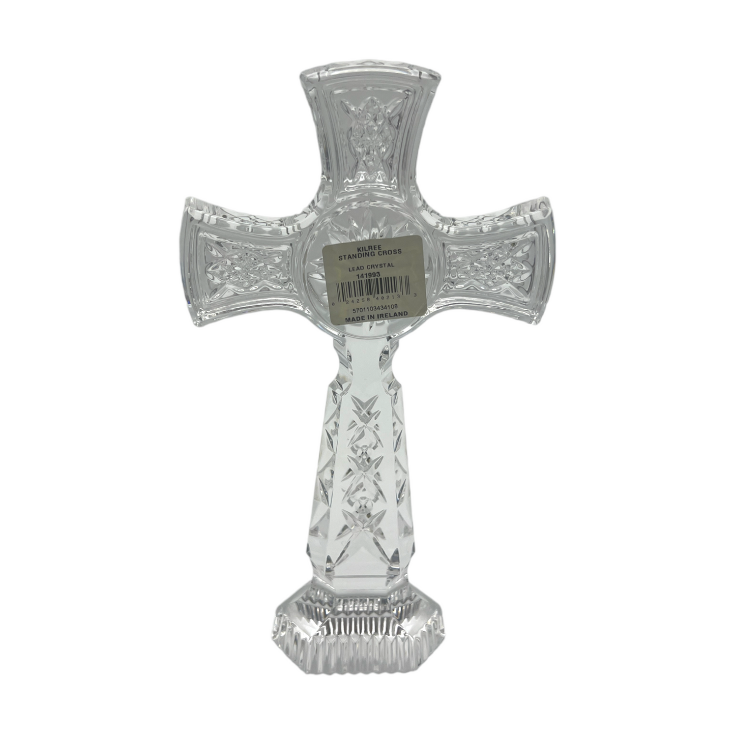 Waterford Crystal - Kelree Standing Cross - Vintage - 9.5"