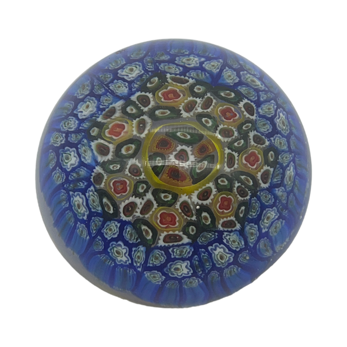 Art Glass Paperweight - Millefiori - 2"
