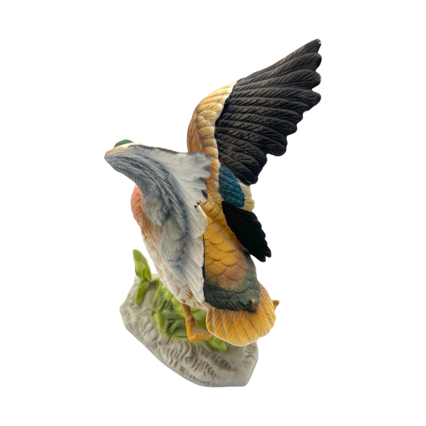 Porcelain Mallard Figurine - Hand Painted - 7"