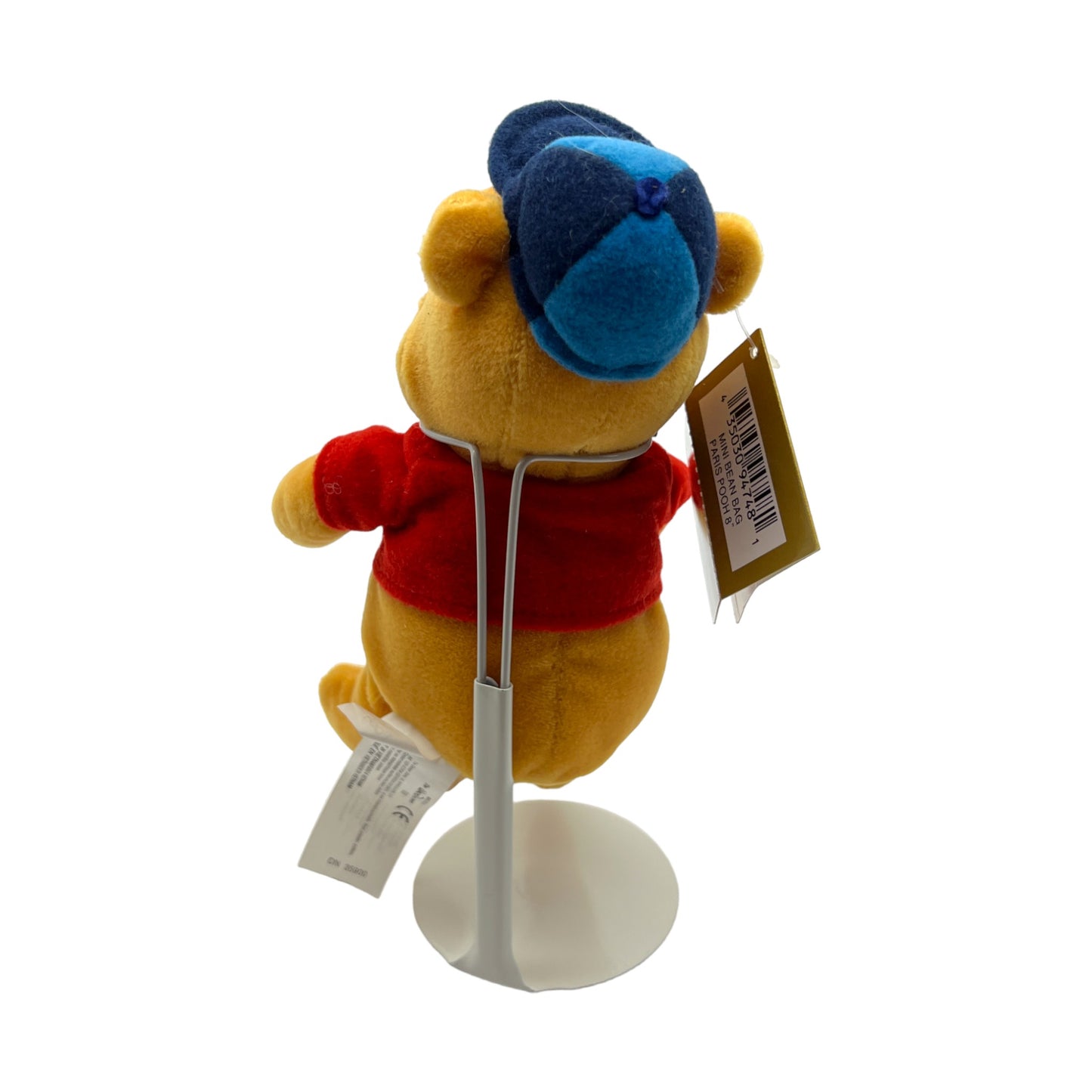 Disney Store - Paris Pooh Mini Bean Bad - Vintage - 8"