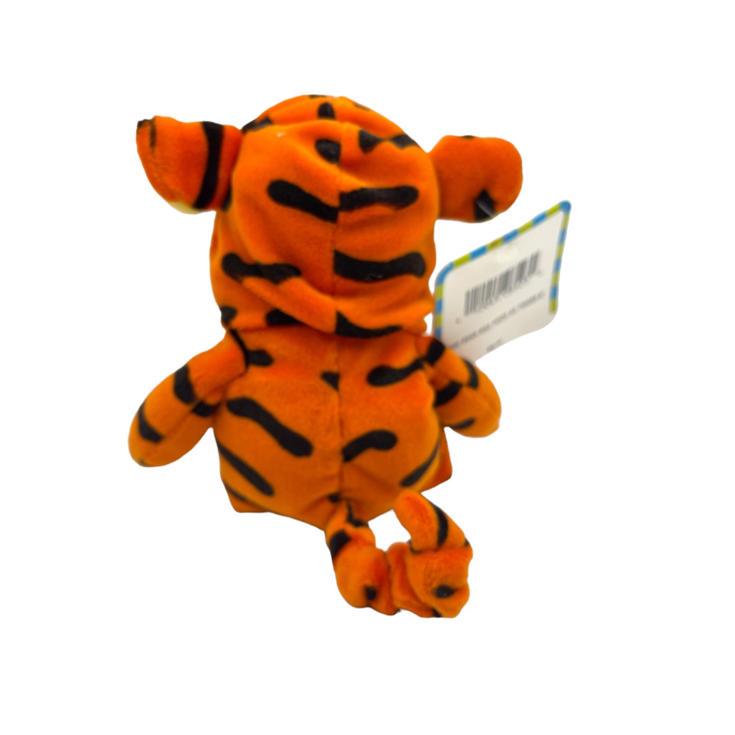 Disney Store - Pooh As Tigger - Mini Bean Bag - 1999 - With Tag - 8"