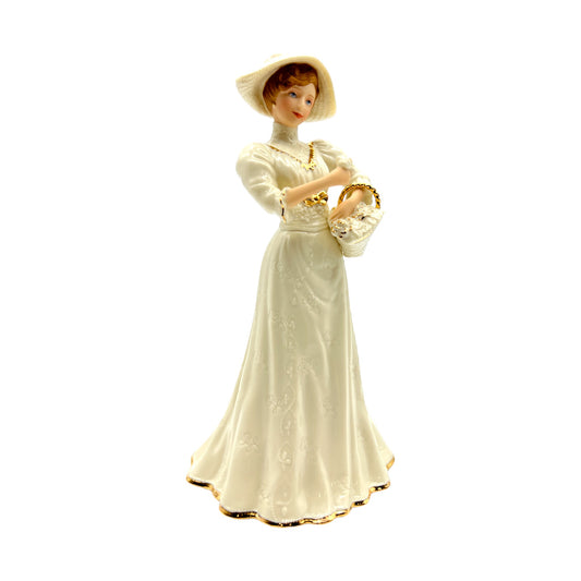 Lenox - Garden Party Figurine - Victorian Ladies Of Fashion Collection - Original Box - 9.25"