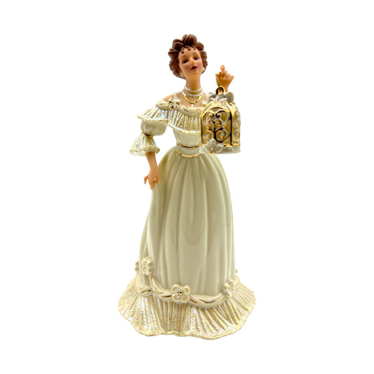 Lenox - A Gift Of A Song  - 2006 Ivory Classic Figurine - Limited Edition - Original Box - 9.25"