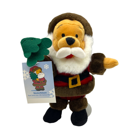 Disney Store - Pooh Santa From 19th Century America - #1 In Series - With Tag - 8"