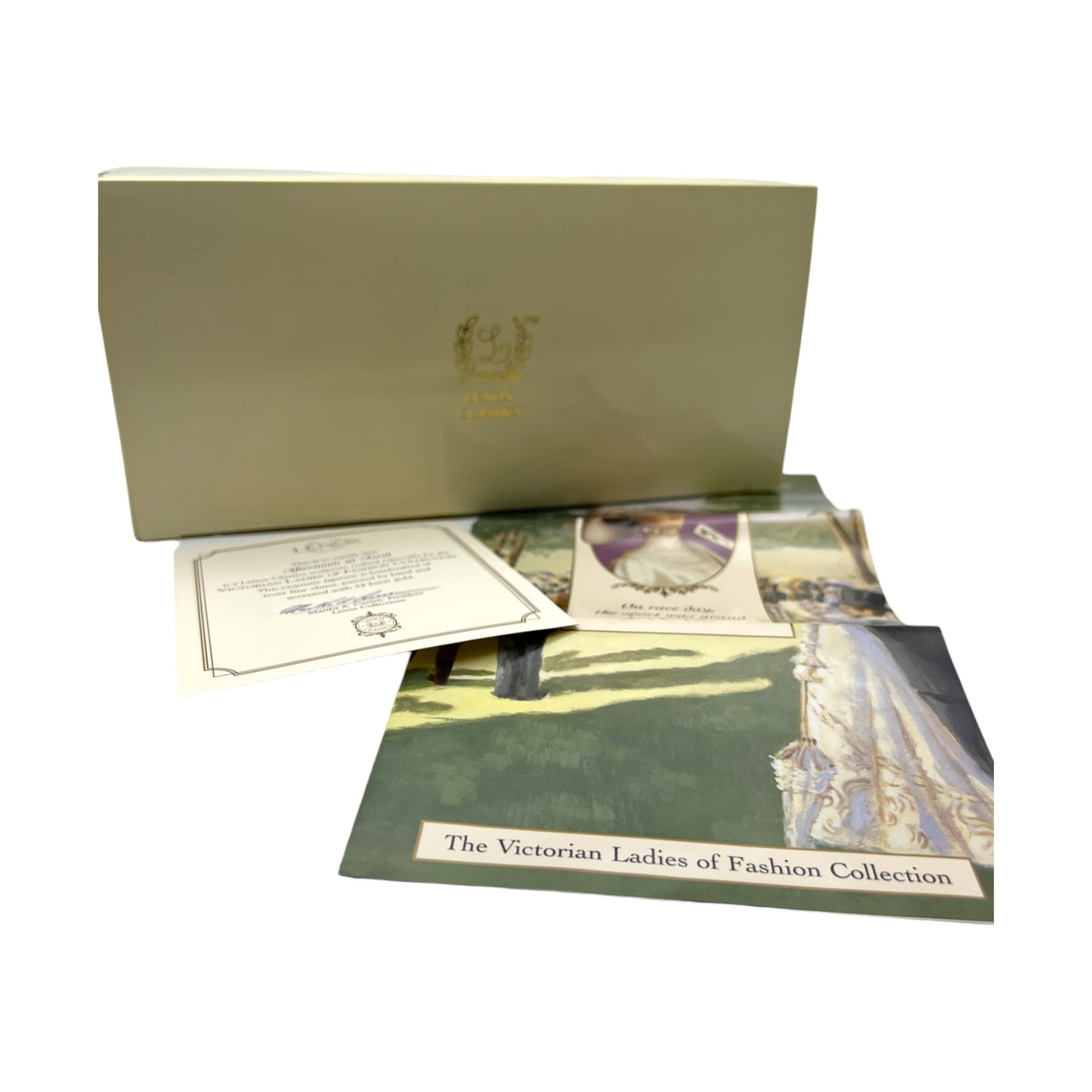 Lenox - Afternoon At Ascot Figurine - Victorian Ladies Of Fashion Collection - Original Box - 9.25"