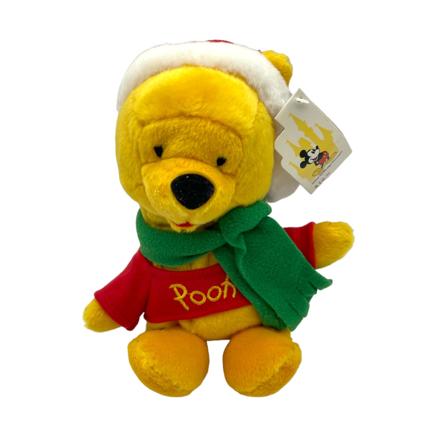 Walt Disney World - Holiday Pooh - Christmas - Vintage - 10"