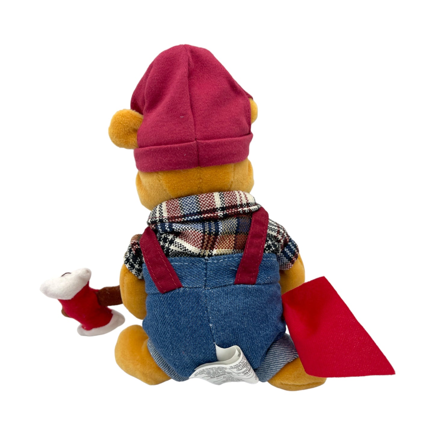 Disney Store - Flannel Pooh - Vintage - 8"