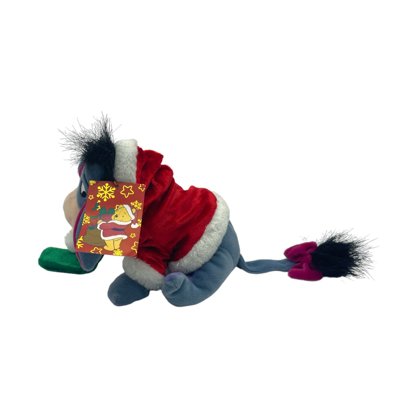 Disney Store London - Christmas Santa Eeyore - With Tag - Vintage - 8"
