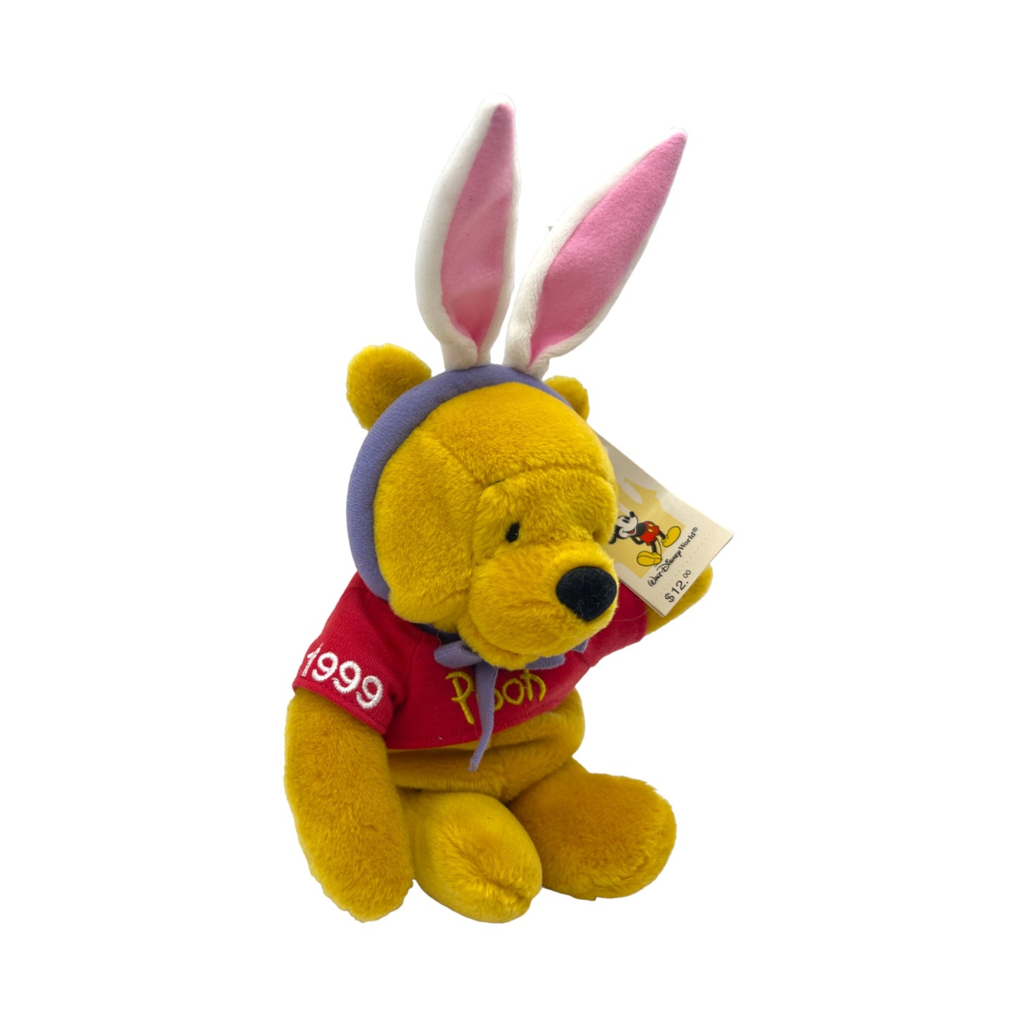 Walt Disney World - 1999 Easter Pooh - With Tag - Vintage - 12"