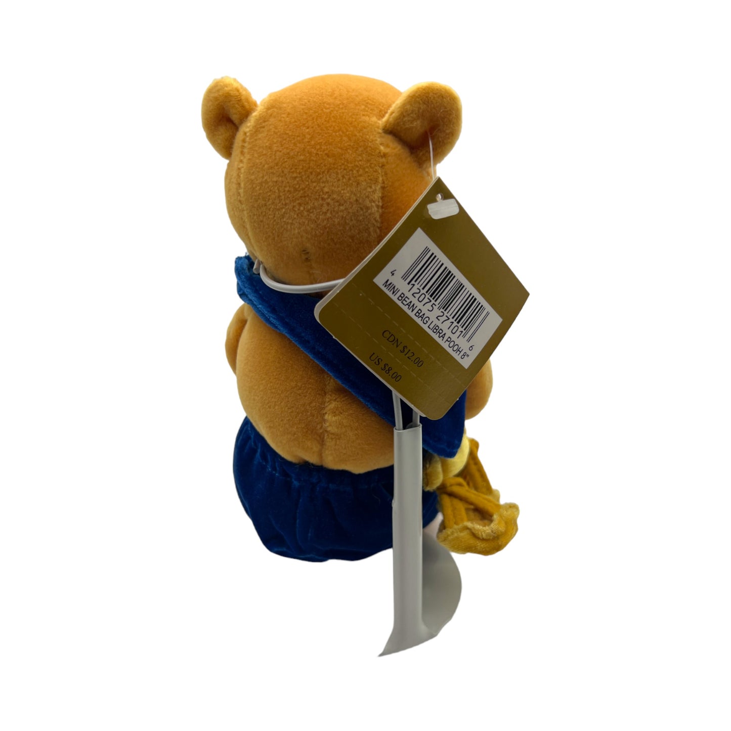 Disney Store - Mini Bean Bag Libra Pooh - Vintage - 8"