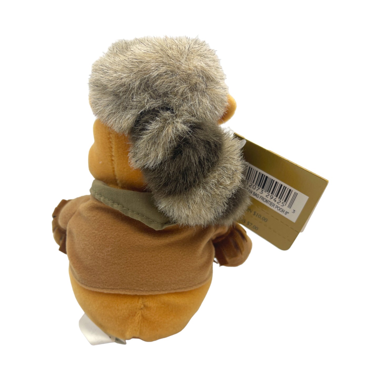 Disney Store - Frontier Pooh - Mini Bean Bag - With Tag - Vintage - 8"