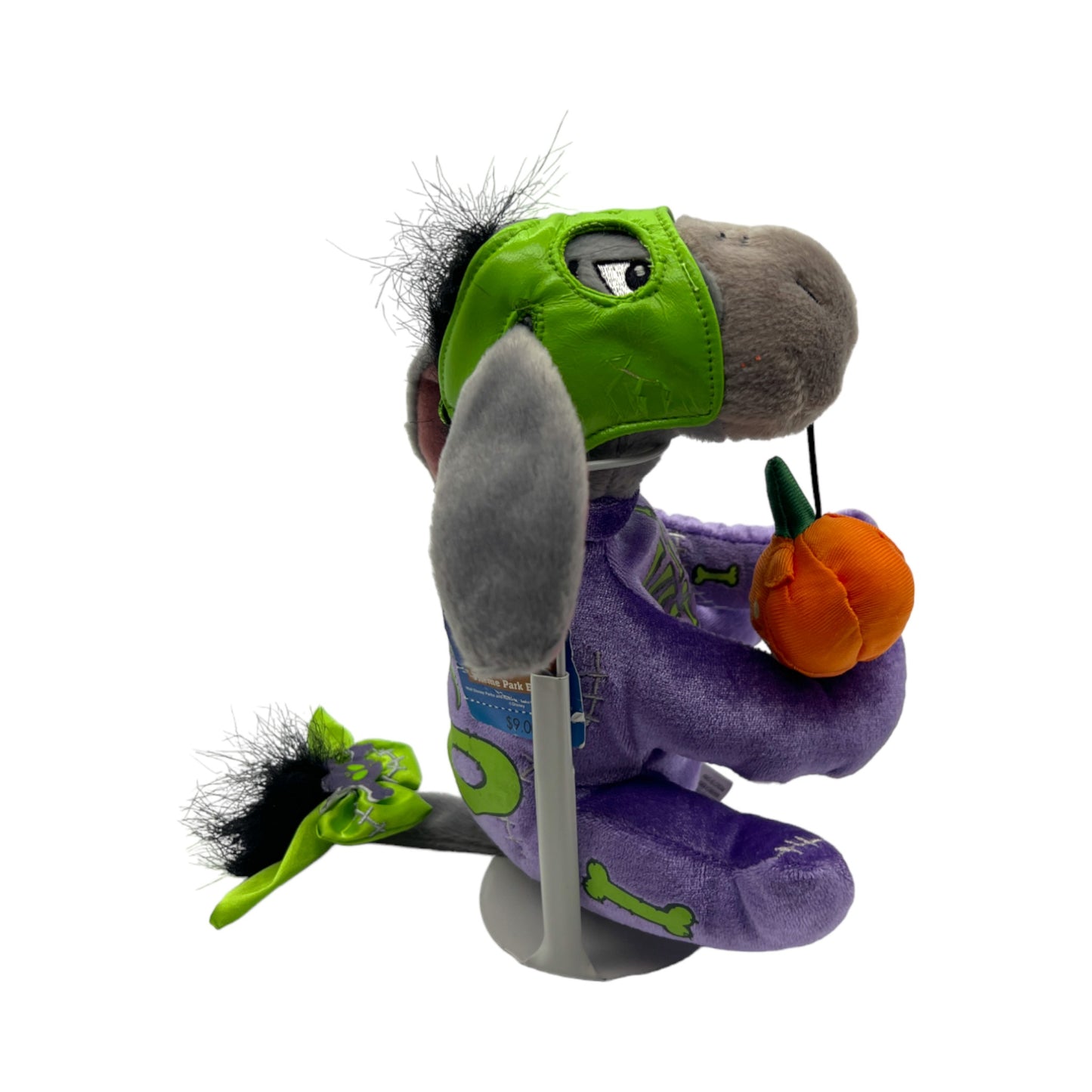 Disney Theme Park Edition - 2003 Halloween Eeyore Bean Bag - Vintage - 8"