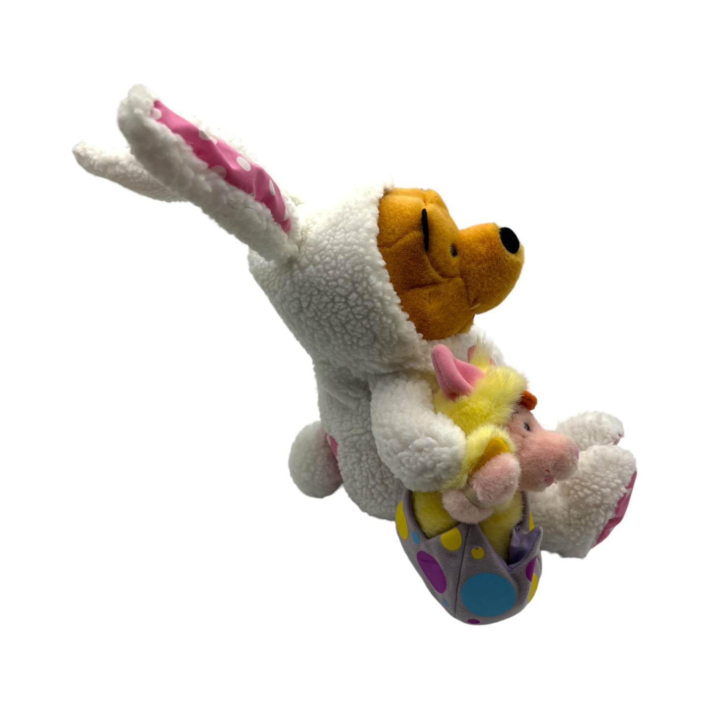 Disney Store - Pooh As Easter Bunny Piglet As Chick - Vintage - 20"
