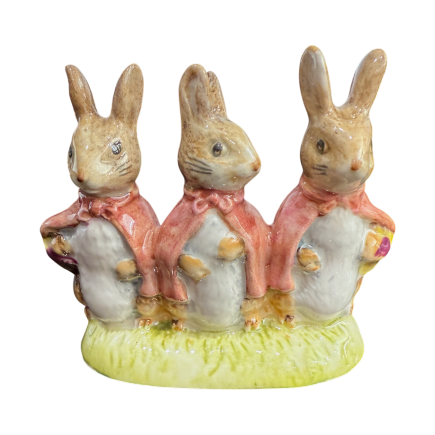Royal Doulton Bunnykins - Flopsy, Mopsy, and Cottontail - 1989