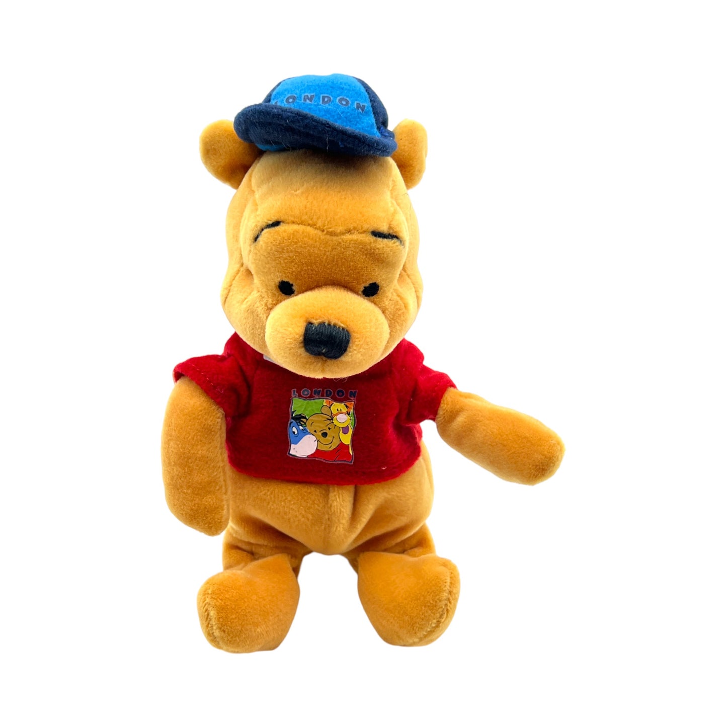 Disney Store - London Pooh Bean Bag Plush - Vintage - 8"