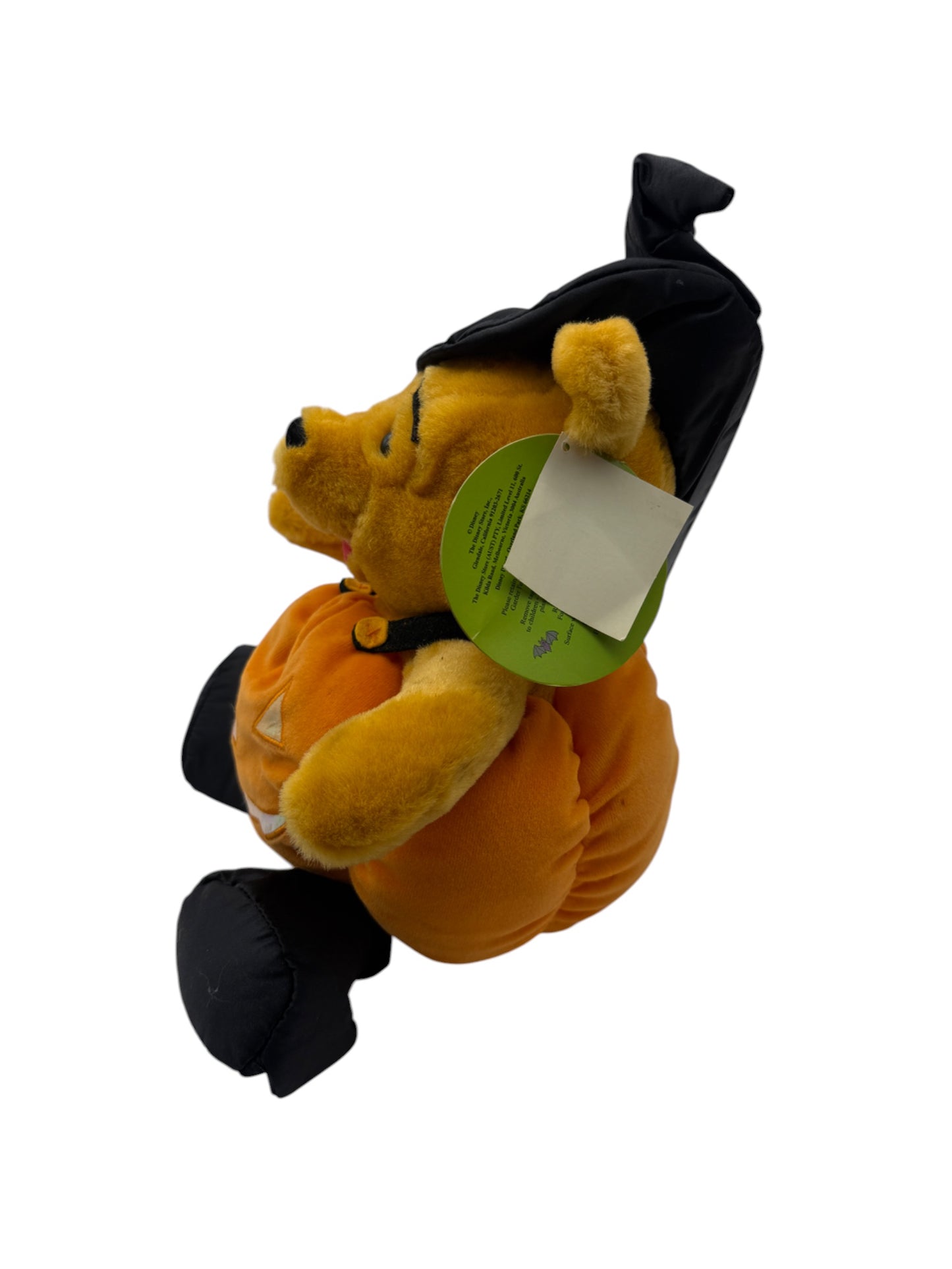 Disney Store - Winnie The Pooh Mechanical Halloween Pumpkin Plush - 12"
