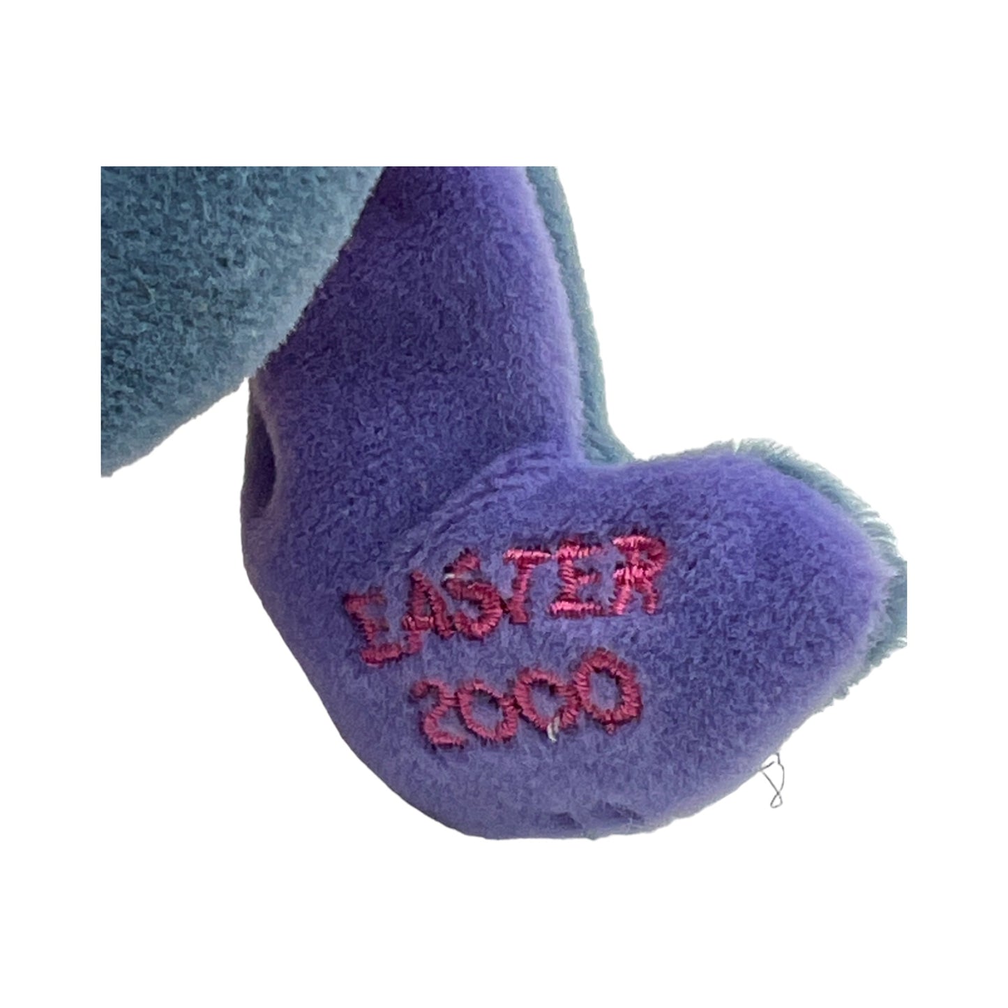 Disney Store - Easter 2000 Butterfly Eeyore - Mini Bean Bag - Vintage - 8"