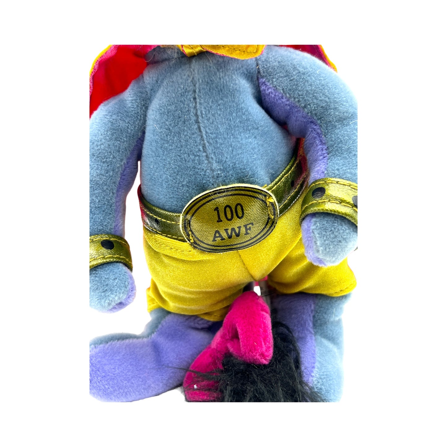 Disney Store - Gorgeous Eeyore - Mini Bean Bag - Vintage - 8"