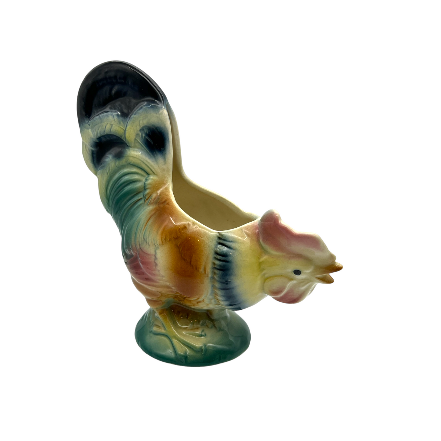 Royal Copley - Rooster Planter - 8"