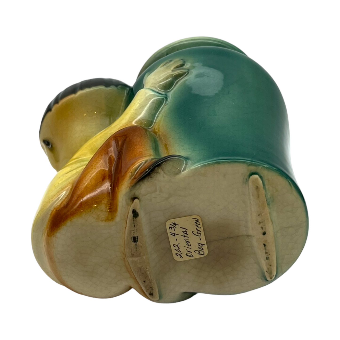 Royal Copley - Boy With Green Vase - 4.75"