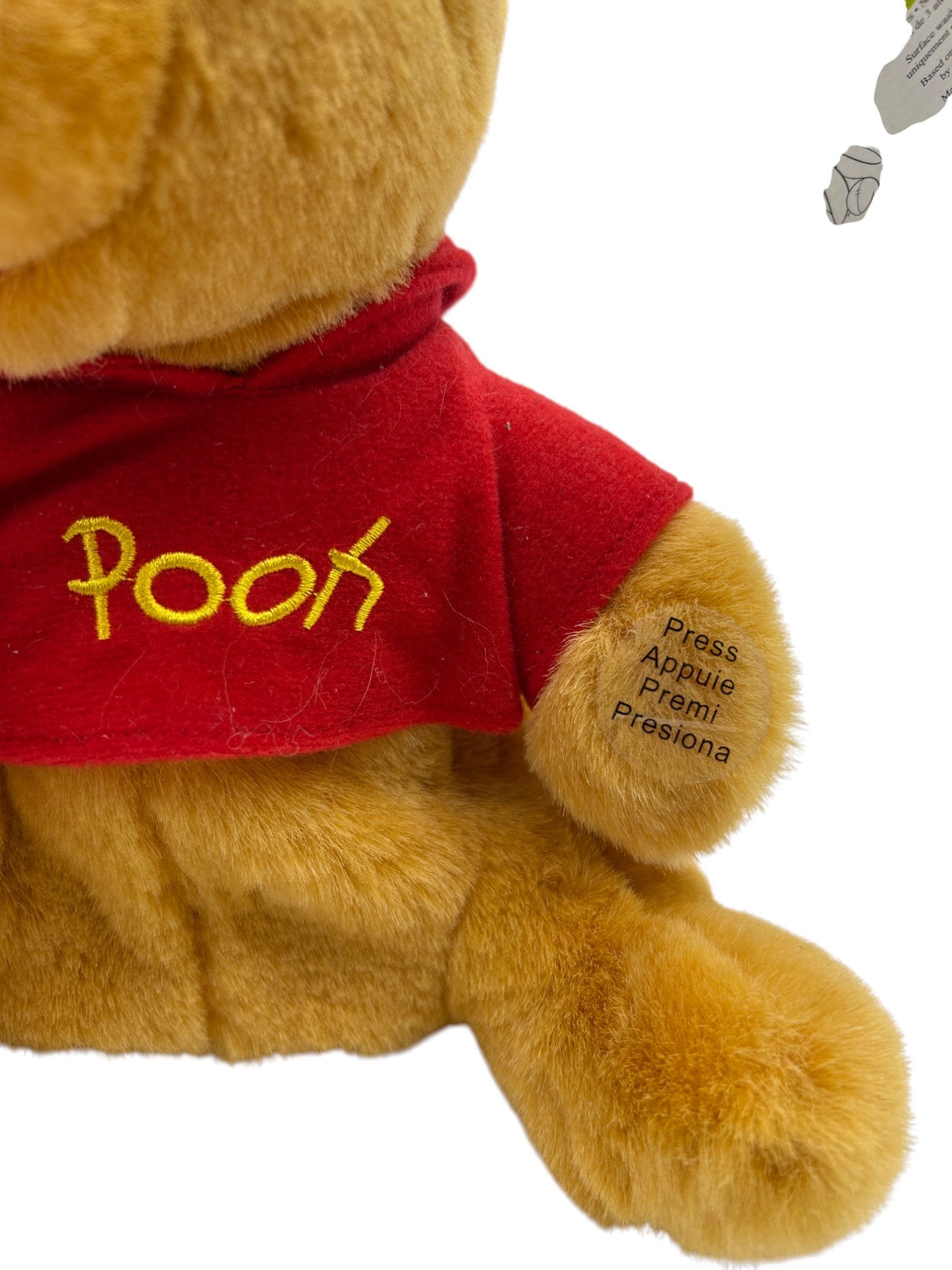 Disney Store - Exclusive Winnie The Pooh Animated Musical Stuffed Animal - 8.5"