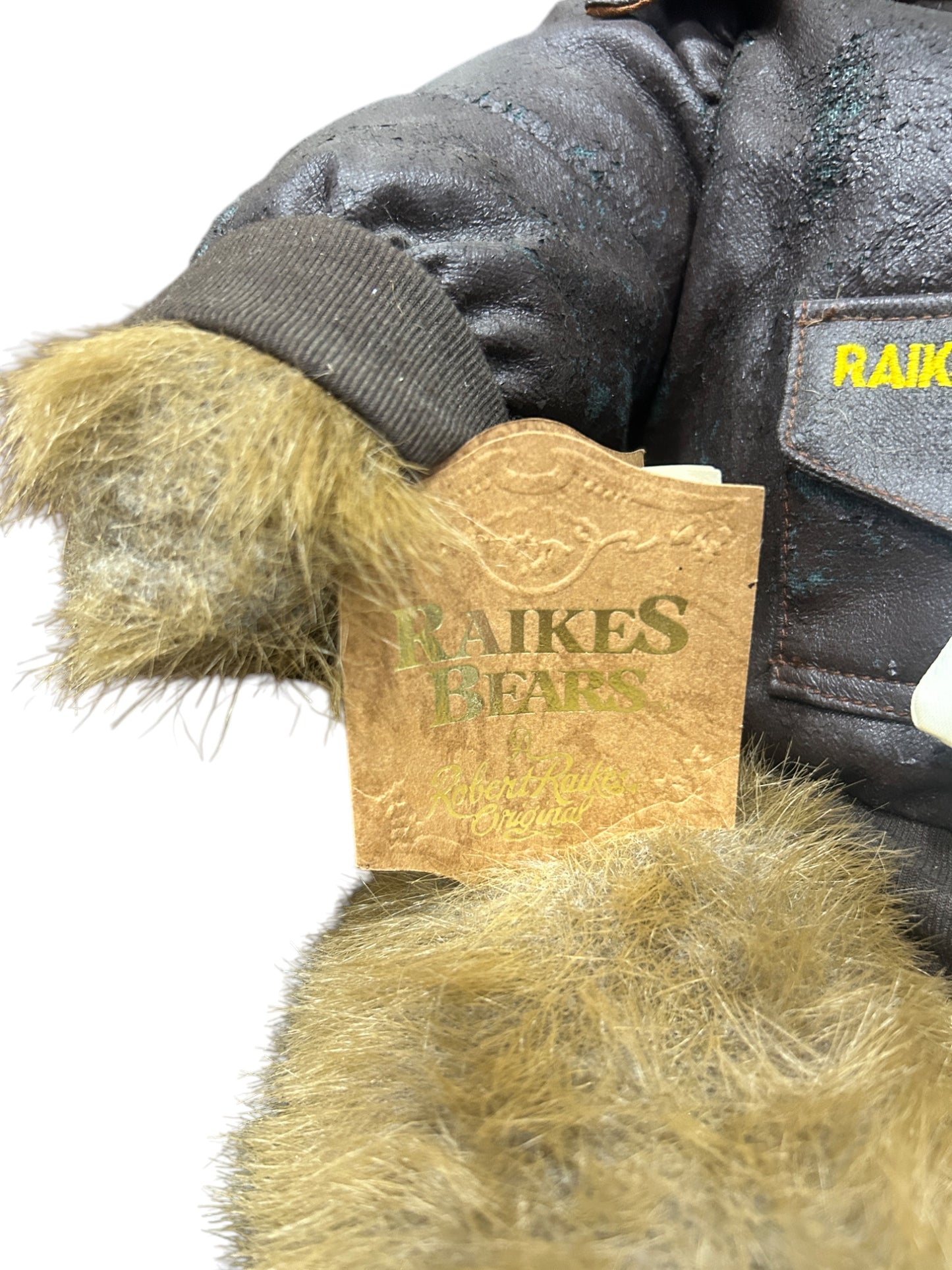 Raikes Bears - Wood Faced - Lindy Pilot - Limited To 15000 - Jointed - 21"