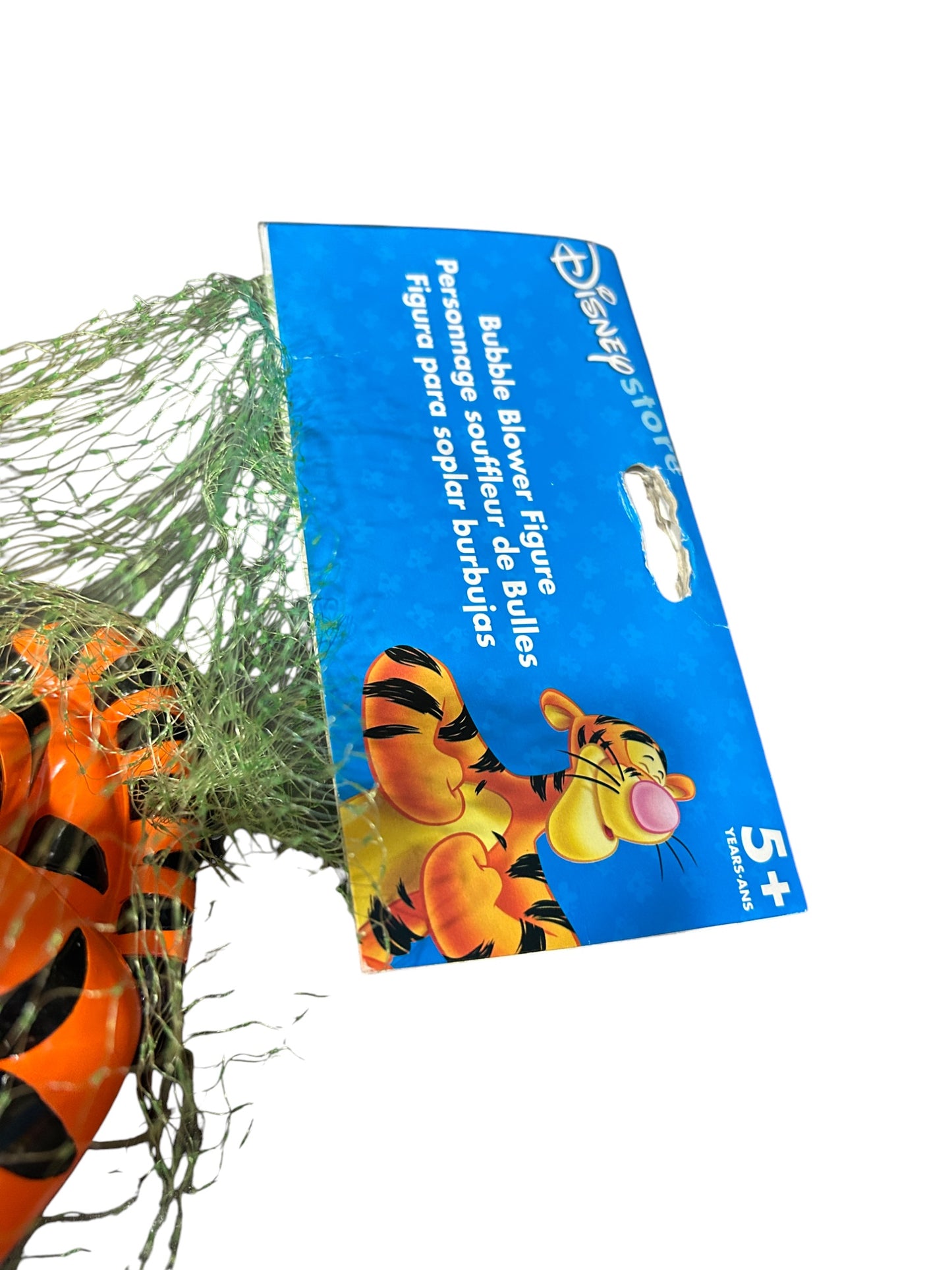 Disney Store - Winnie the Pooh - Tigger Bubble Blower Figure - New in Package - Vintage - 5"
