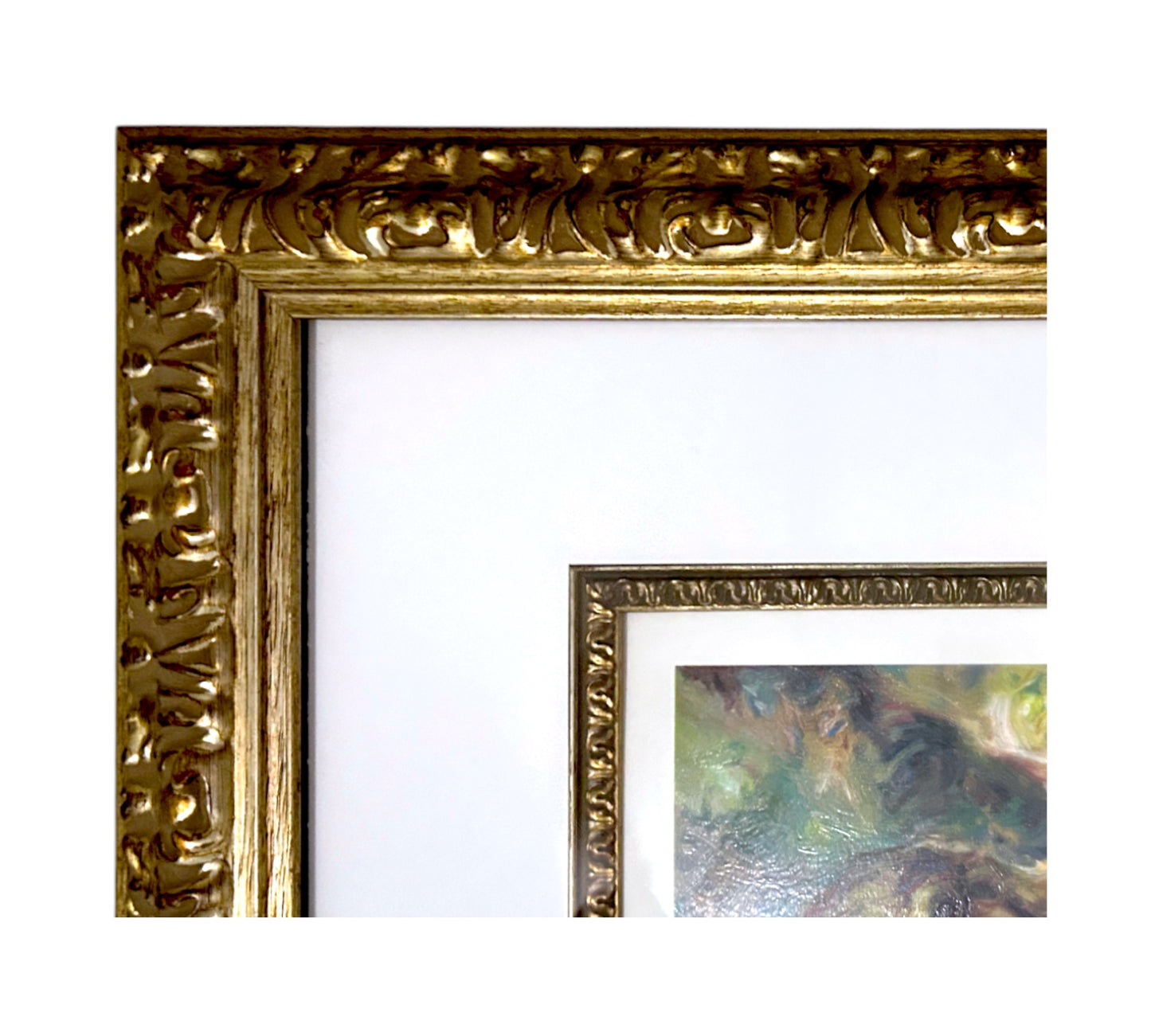 Royo - Hand Signed Framed Serigraph - "Adorando La Mesa" Limited Edition Printer's Proof Serigraph Hand - #135 of 225 - 1999 - Custom Framed - 54"