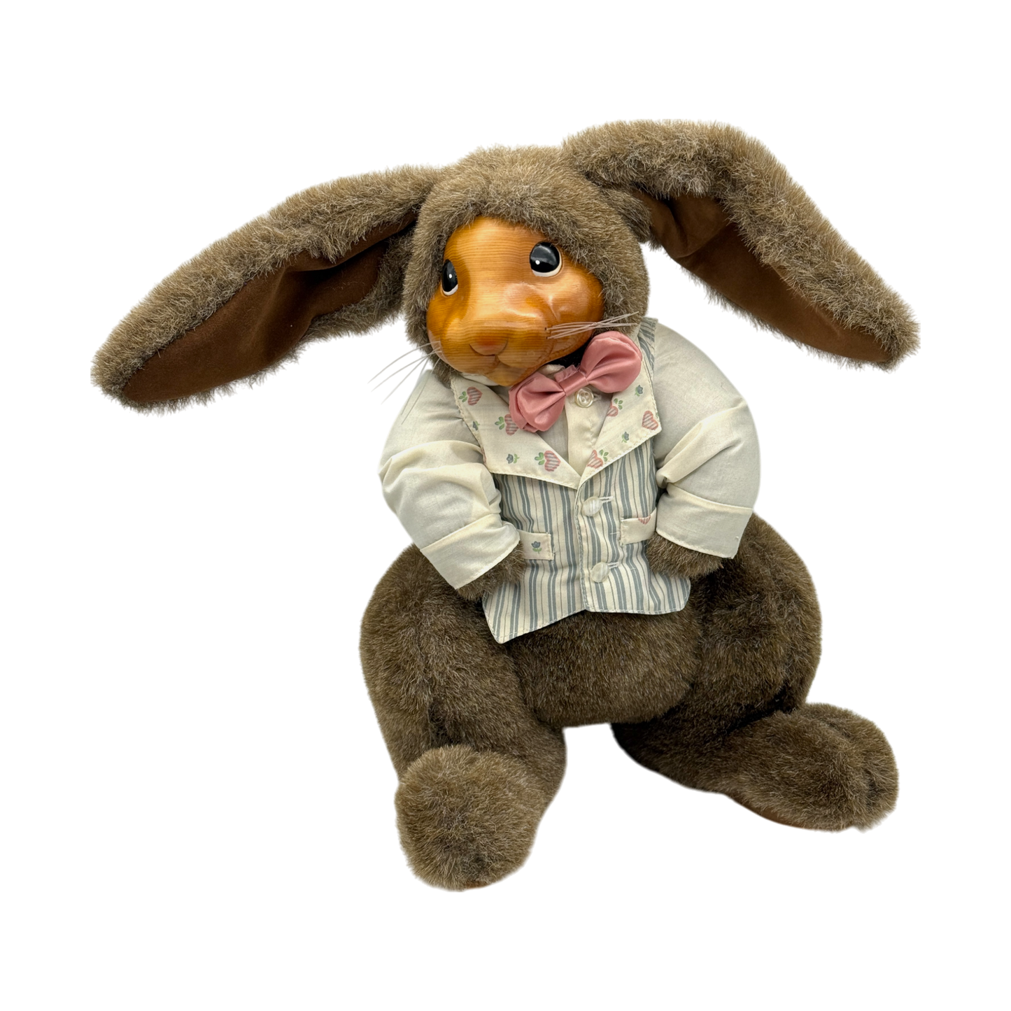 Raikes Bears - Wood Faced Rabbit - Jill & Andrew - Limited To 5000 - 18"