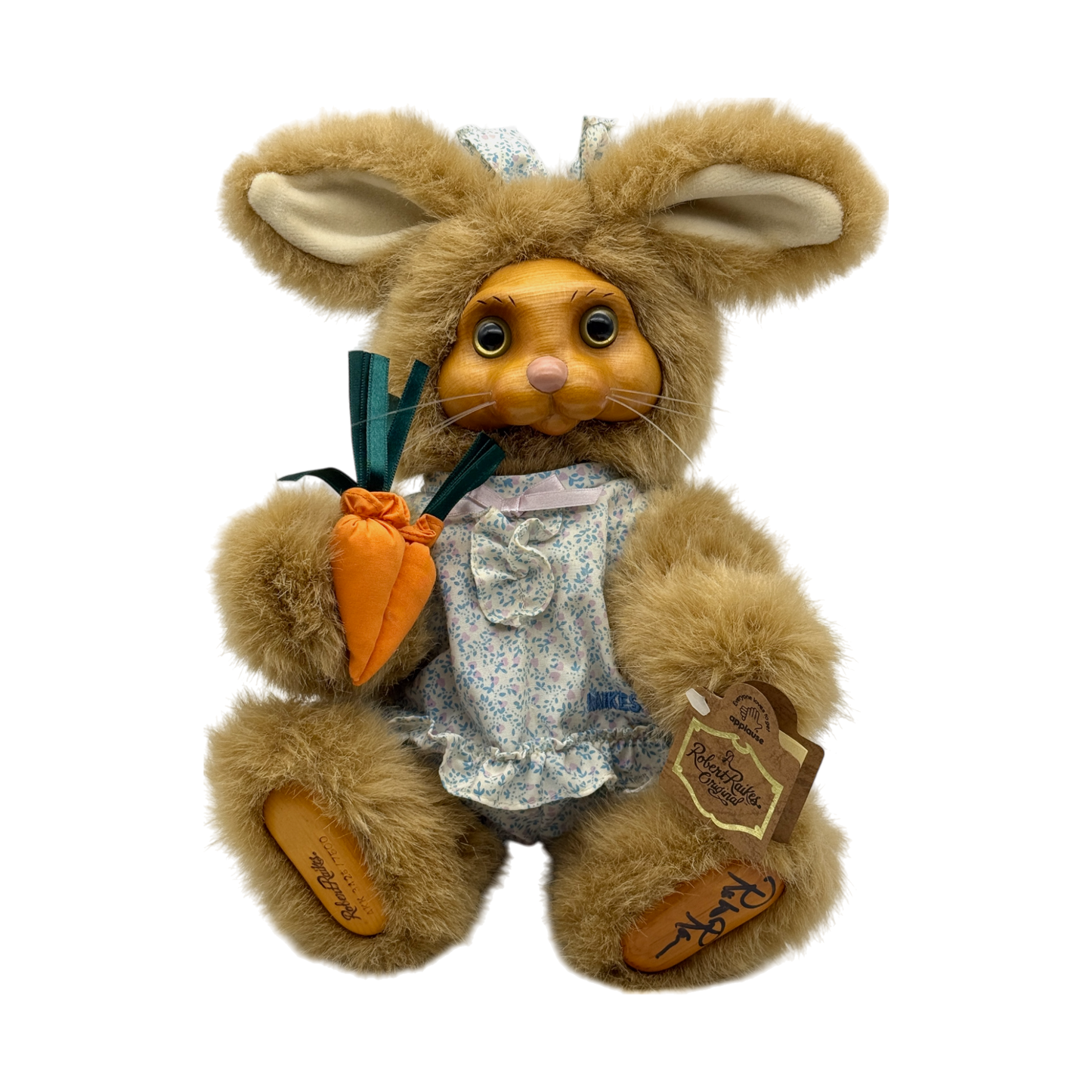 Raikes Bears - Wood Faced Rabbit - Dottie - #3425/7500 - Jointed - 12"