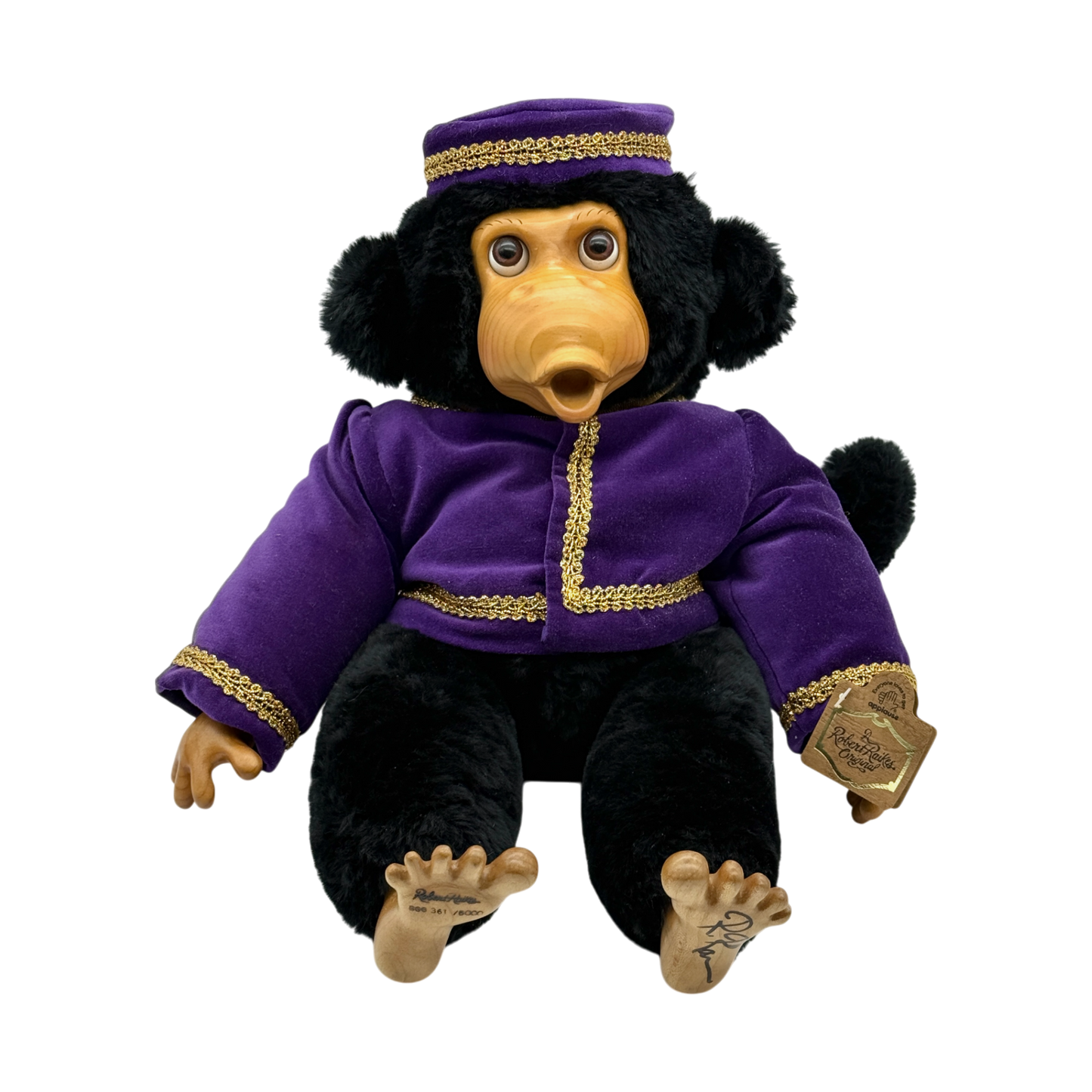 Raikes Bears - Wood Faced Monkey - Maurice - Limited To 5000 - Jointed - 18"