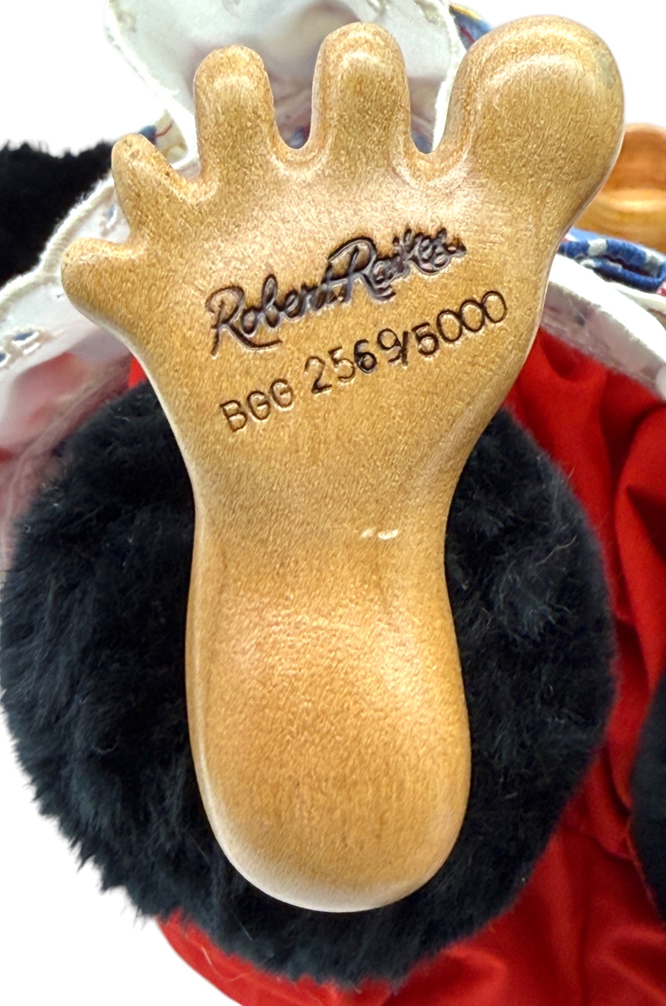 Raikes Bears - Wood Faced - Monkey - Limited To 5000 - Jointed - 16"