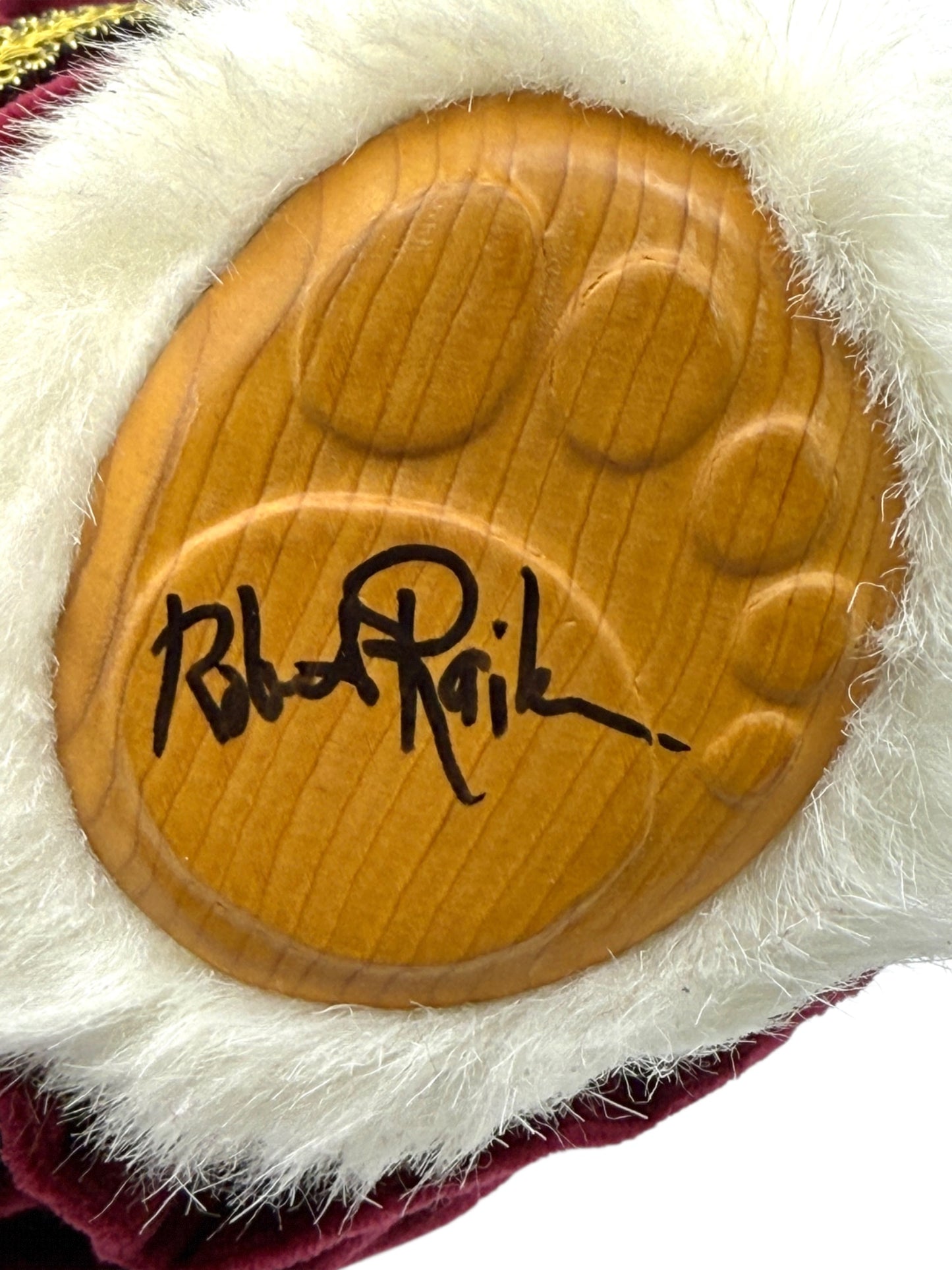 Raikes Bears - Wood Faced - Santa Claus - Limited To 7500 - Jointed - 15"
