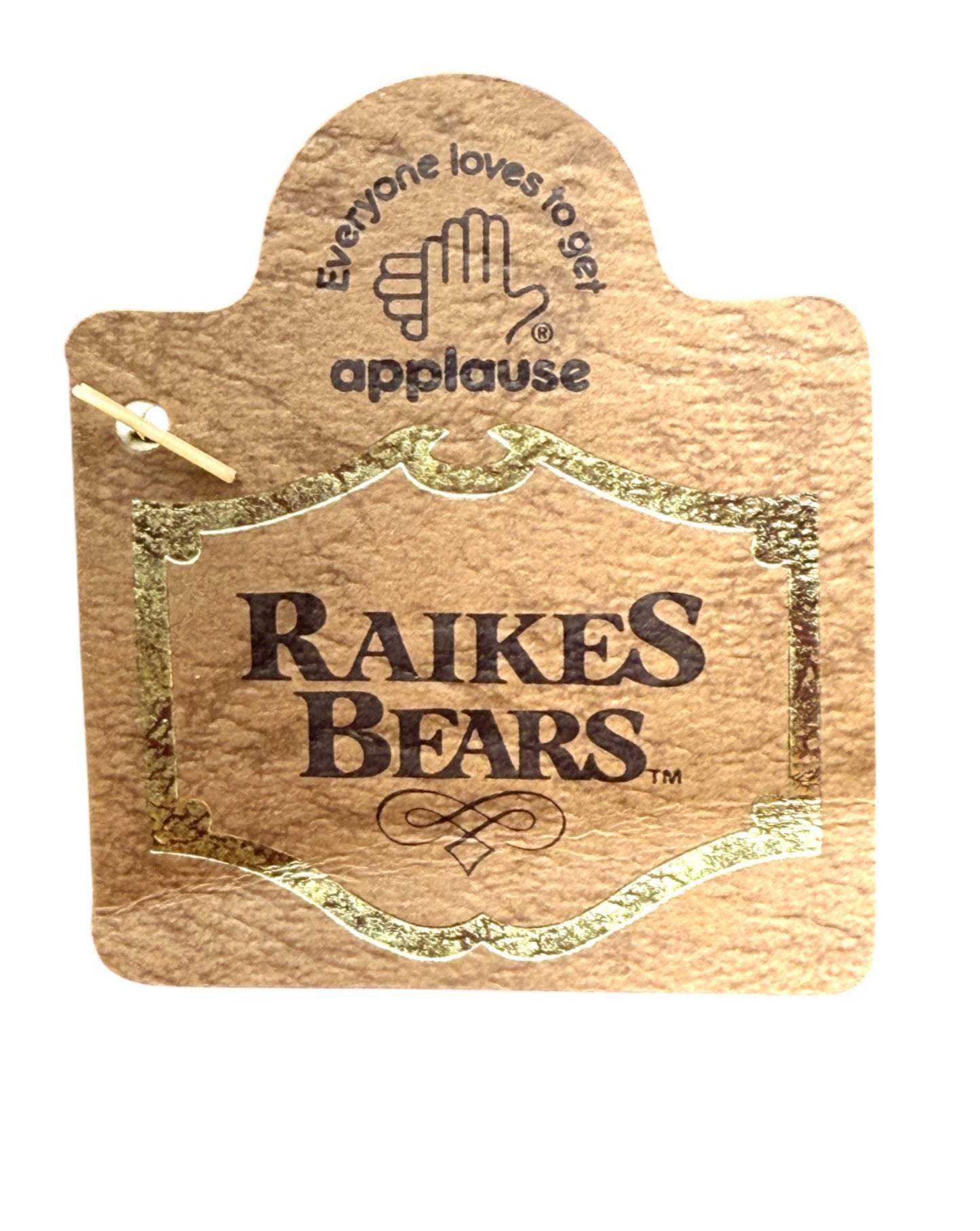 Raikes Bears - Wood Faced - Jack & Jill - Limited To 3000 - Jointed - 13"