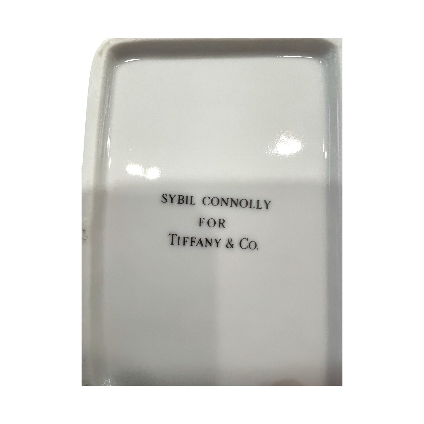 Tiffany & Co Sybil Connolly - Porcelain Playing Card - Trinket Box - 2"