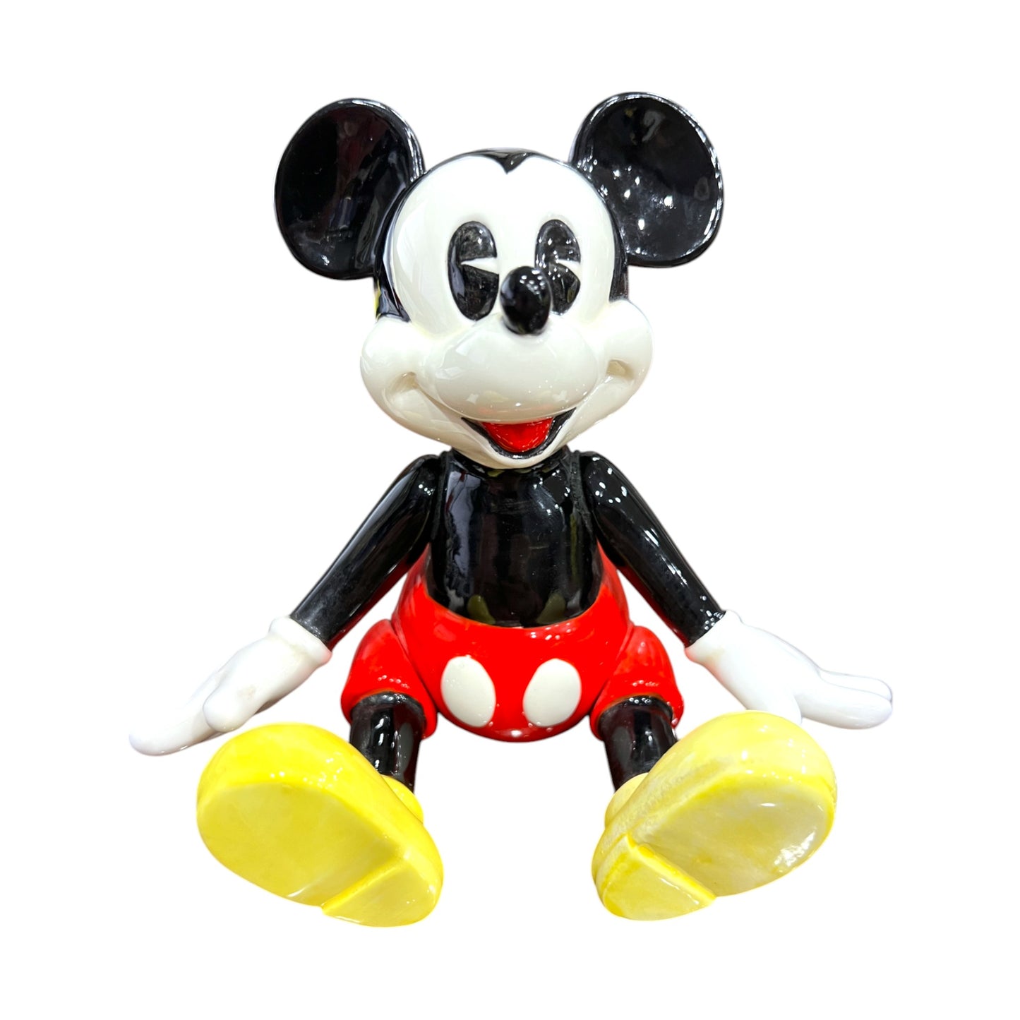 Walt Disney - Schmid - Micky & Minnie Mouse Music Box Figurine - 8"