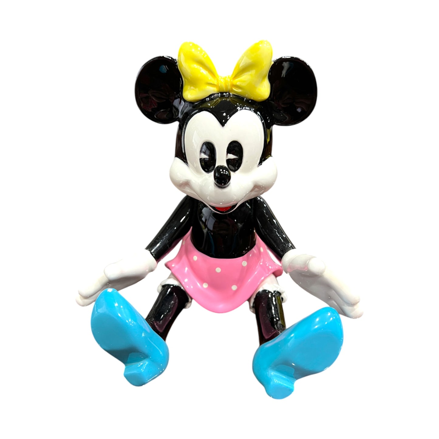 Walt Disney - Schmid - Micky & Minnie Mouse Music Box Figurine - 8"