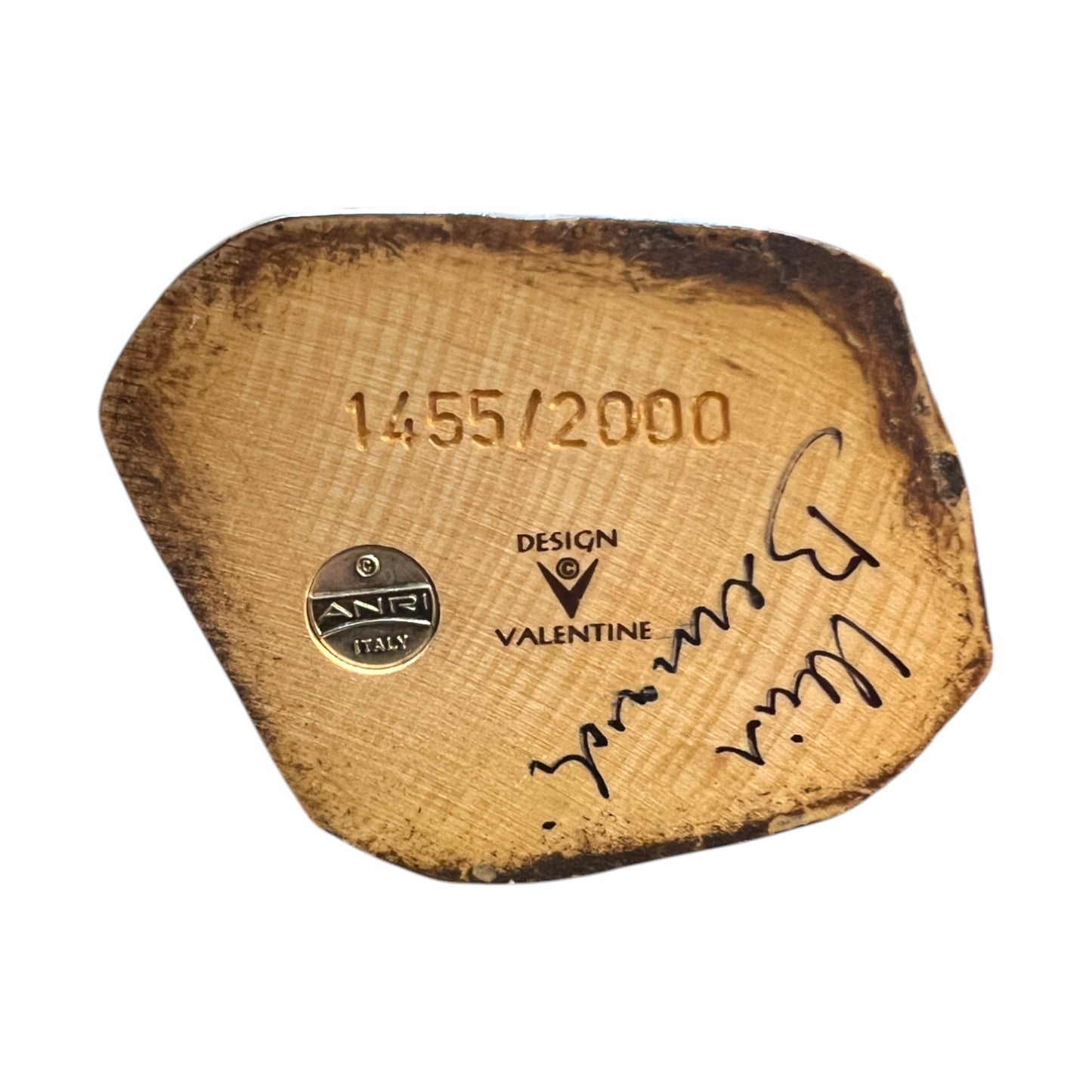 ANRI Woodcarving - Sara Kay Helping Mother - #1455 - Signed - 7"