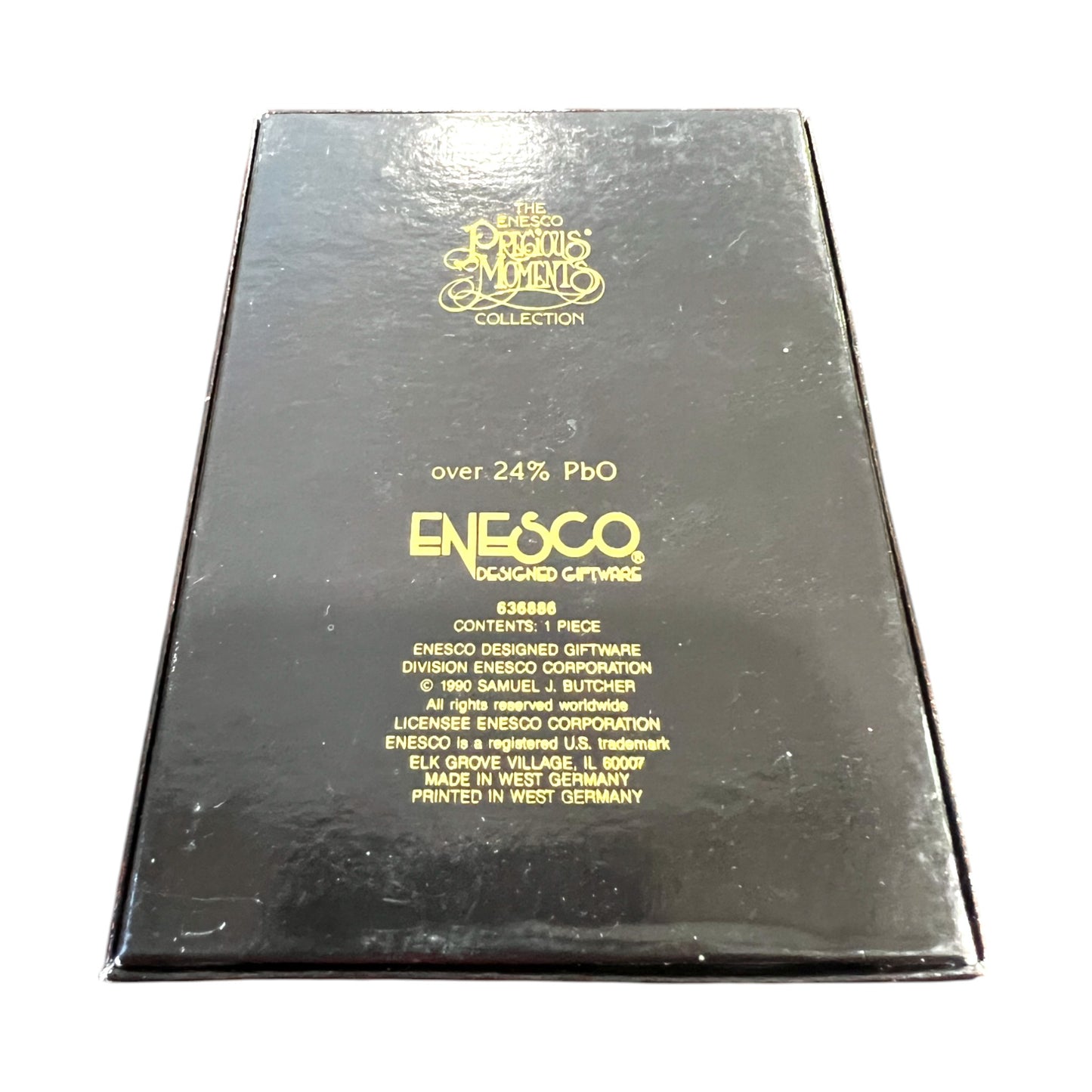 Precious Moments - Crystal Ornament Winter Song - 1990 - New In Box - 3"