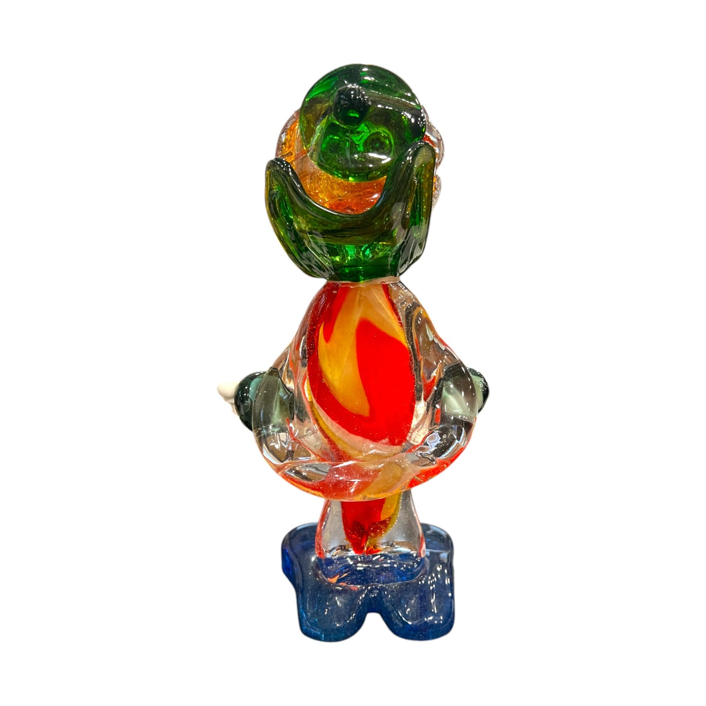Murano Art Glass - Clown With Cape - Original Sticker - 10.5"