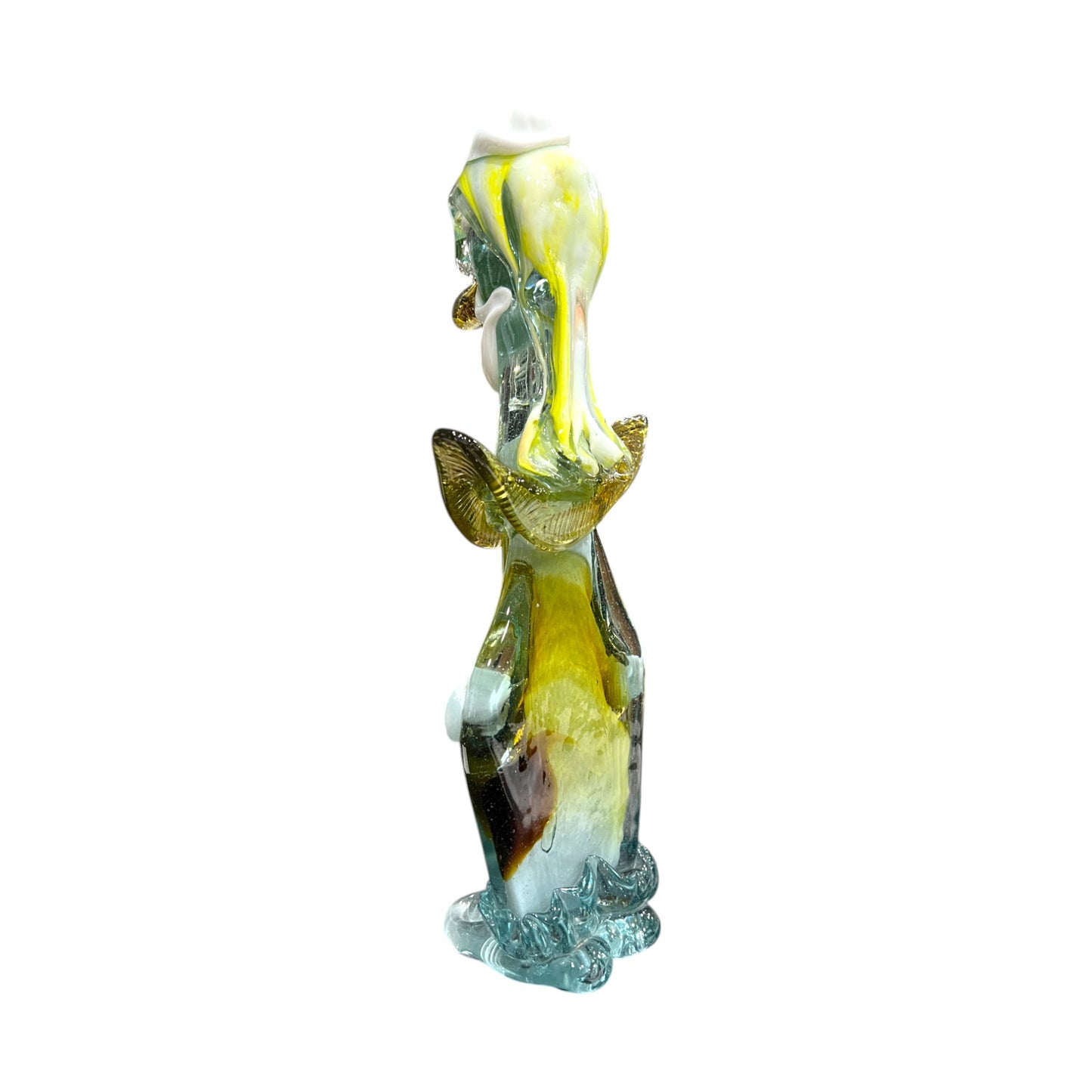 Murano Art Glass - Clown With White Buttons - 13"