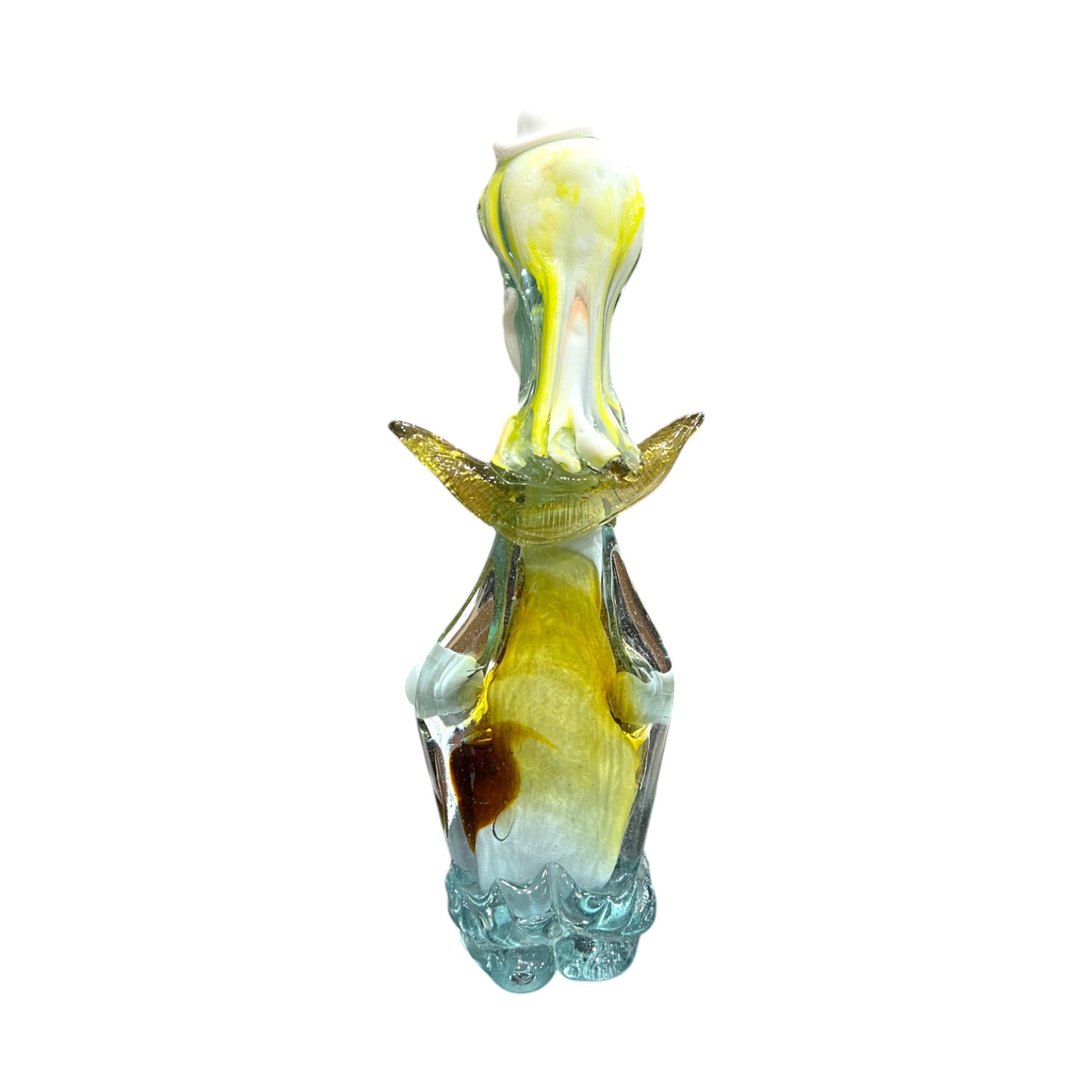 Murano Art Glass - Clown With White Buttons - 13"